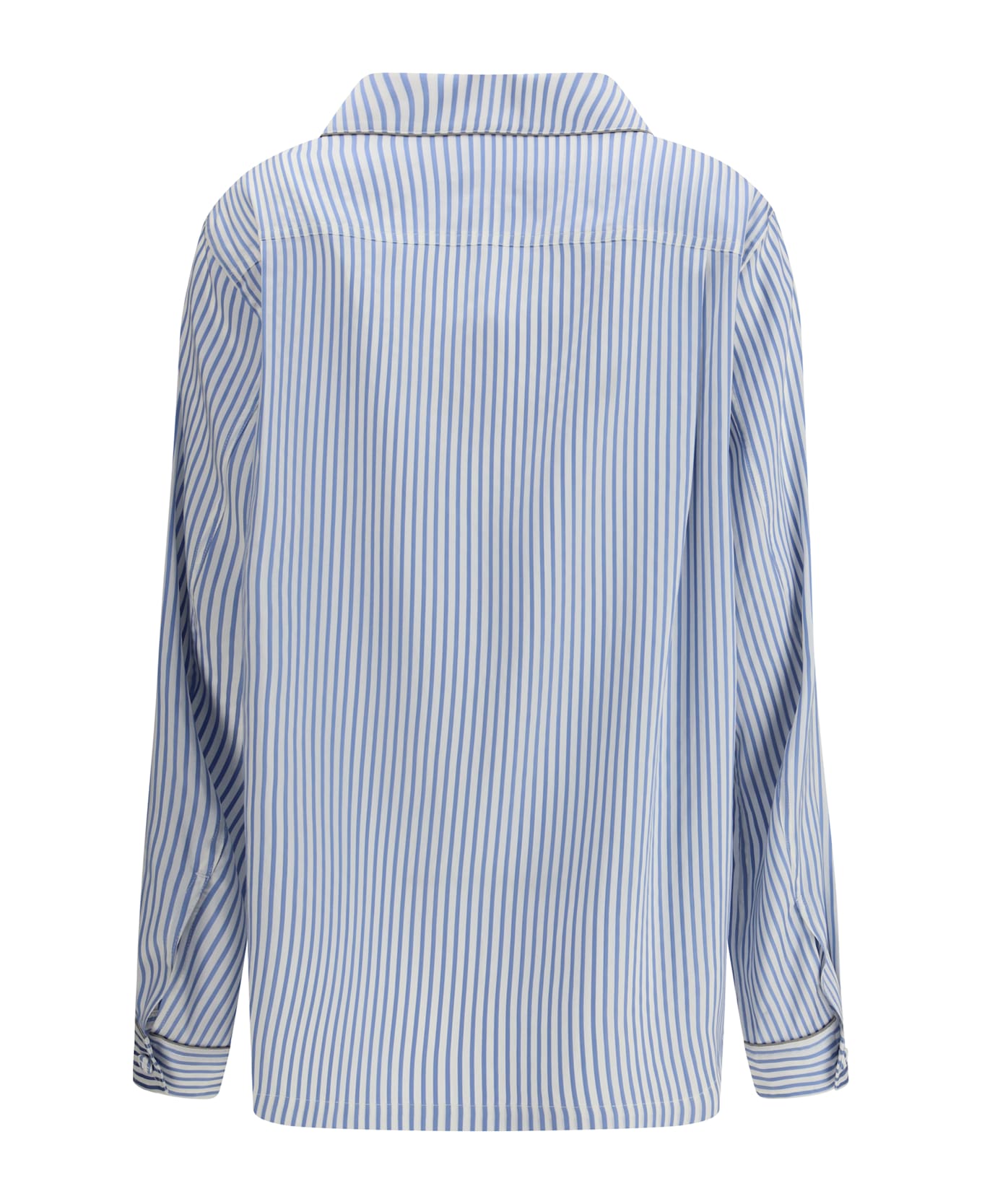 Tom Ford Striped Silk Pj Shirt