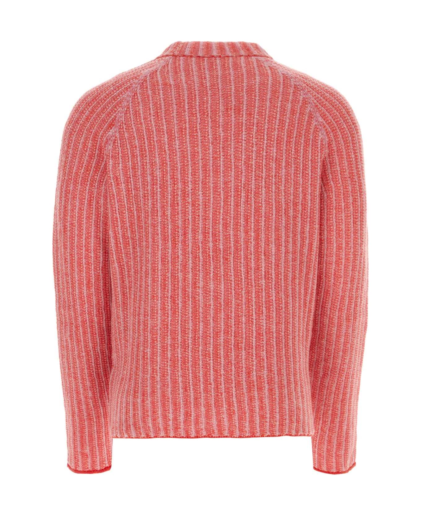 Marni Embroidered Wool Blend Sweater - ROUGERED