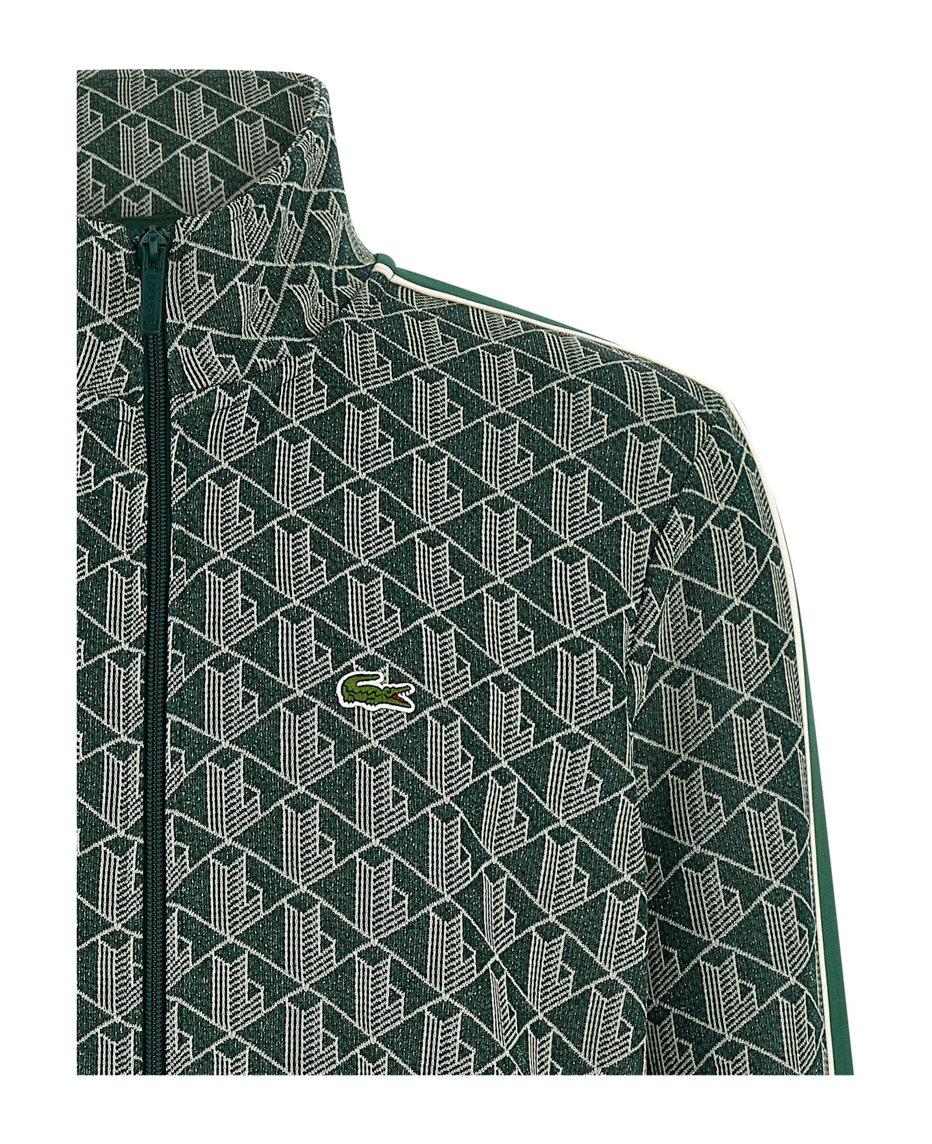 Lacoste 'paris' Sweatshirt - Green