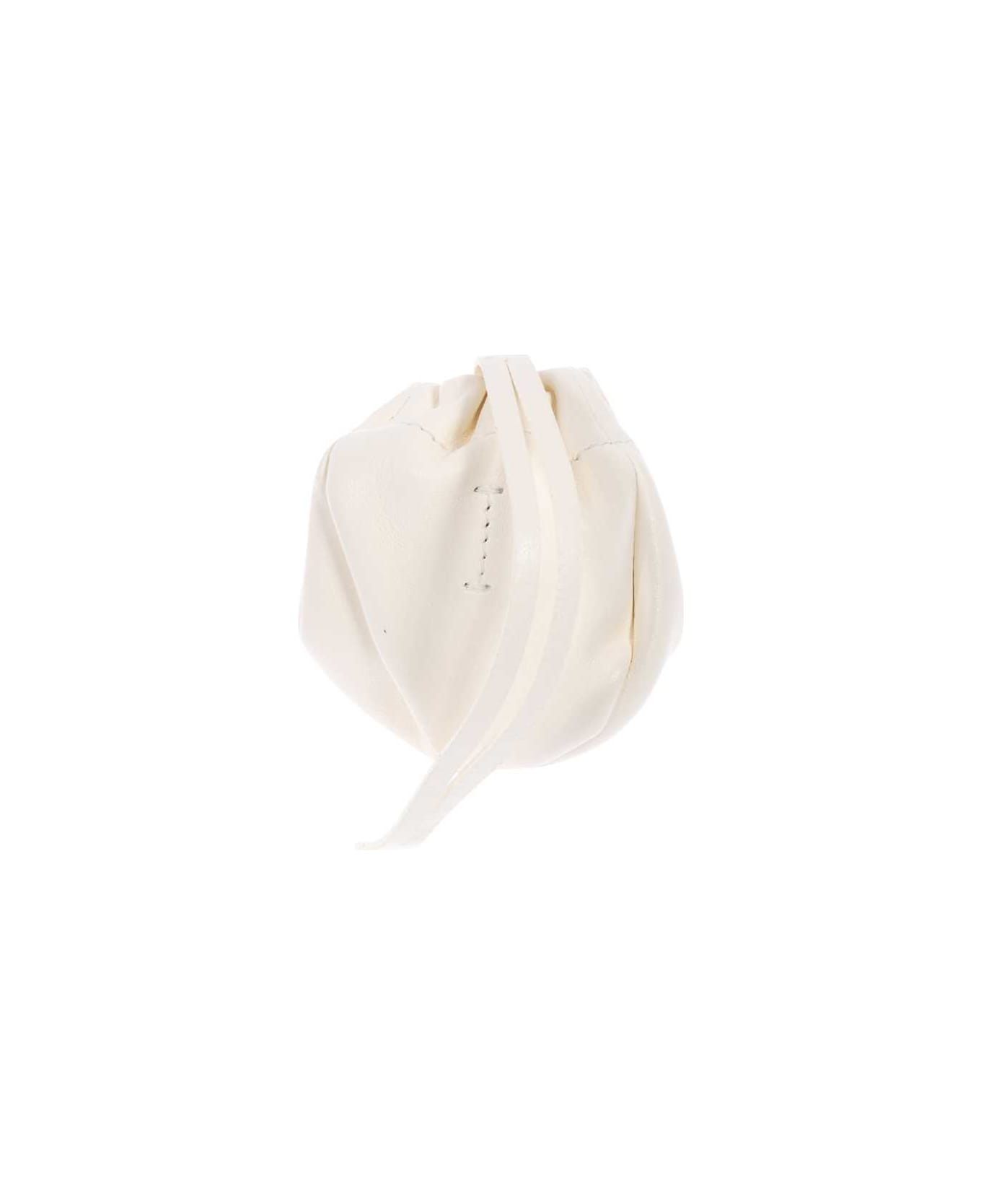 Jil Sander Mini Bucket Bag - White