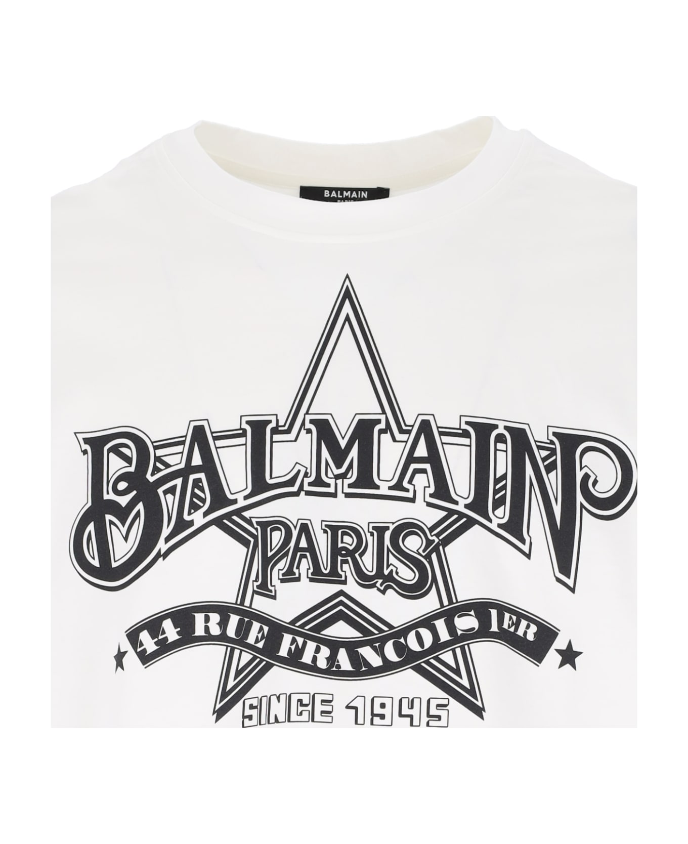 Balmain 'étoile' Print T-shirt - White シャツ