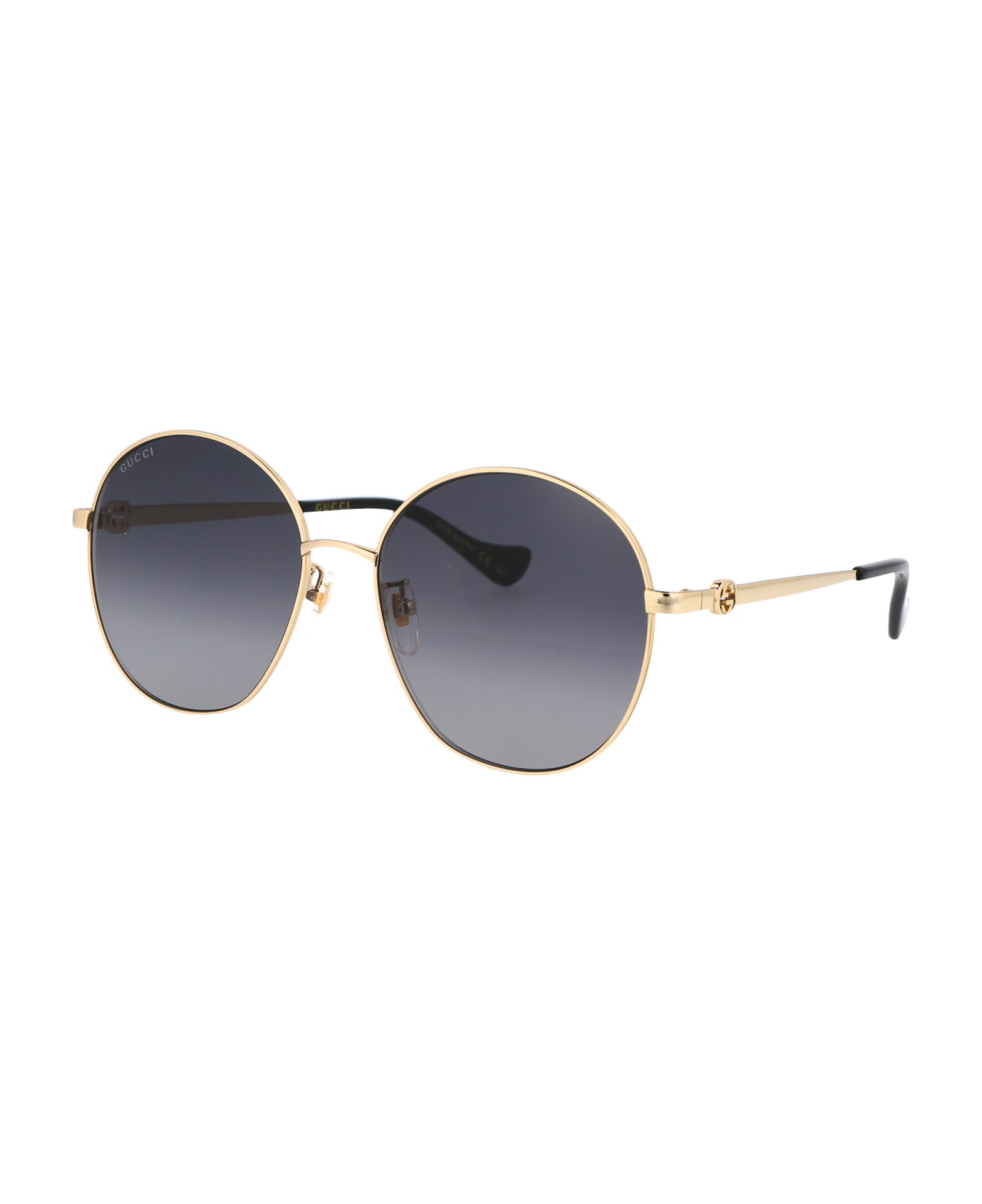 Gucci Eyewear Gg1090sa Sunglasses - 001 GOLD GOLD GREY