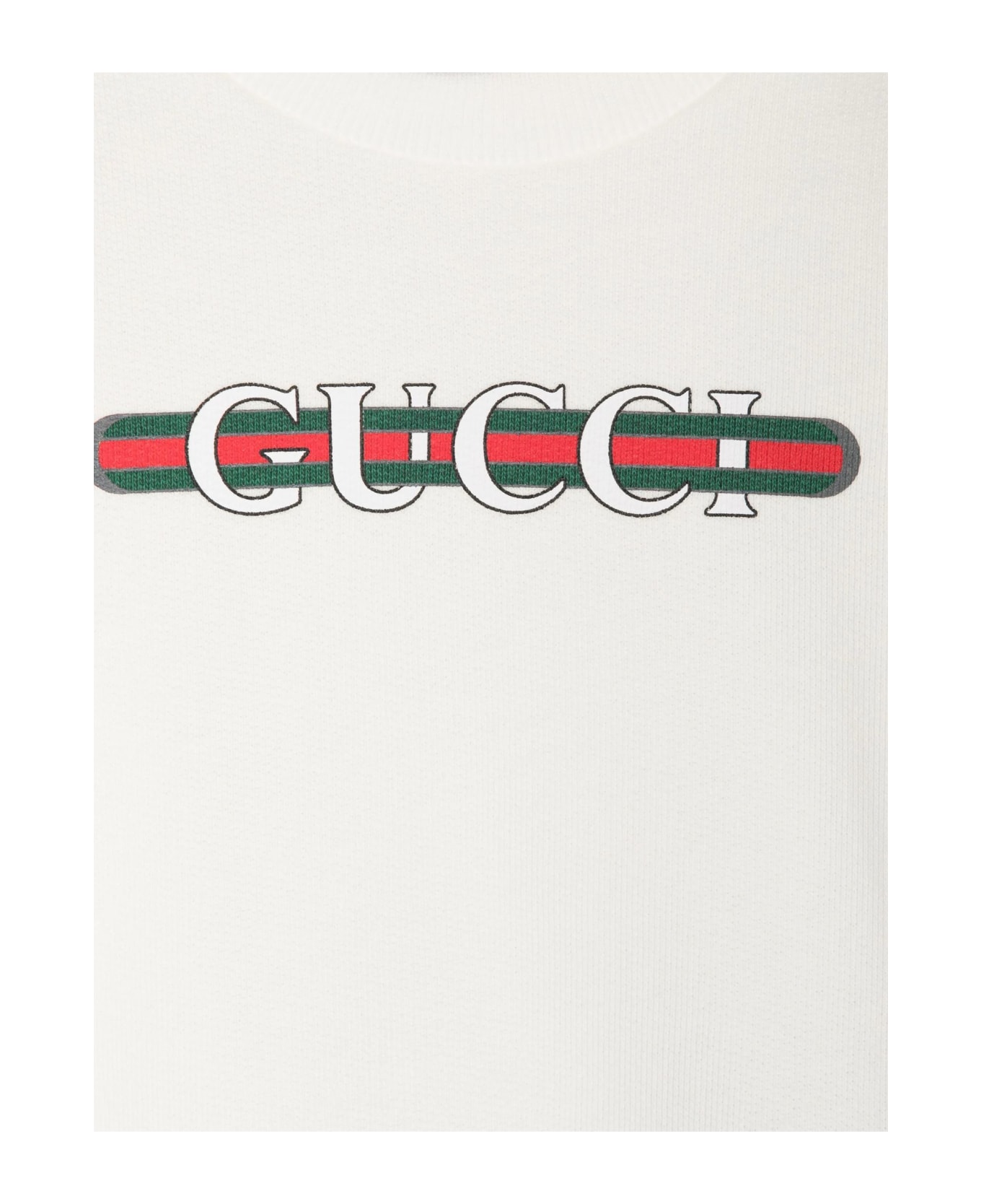 Gucci Kids Sweaters White - White