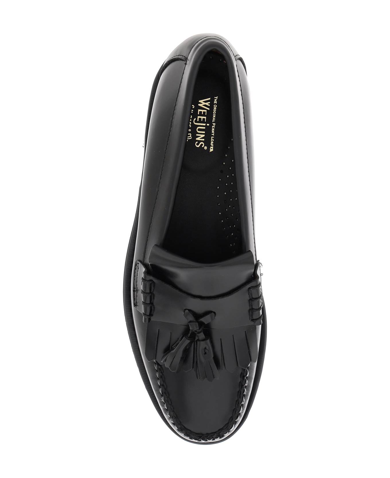 G.H.Bass & Co. Esther Kiltie Weejuns Loafers - BLACK (Black)