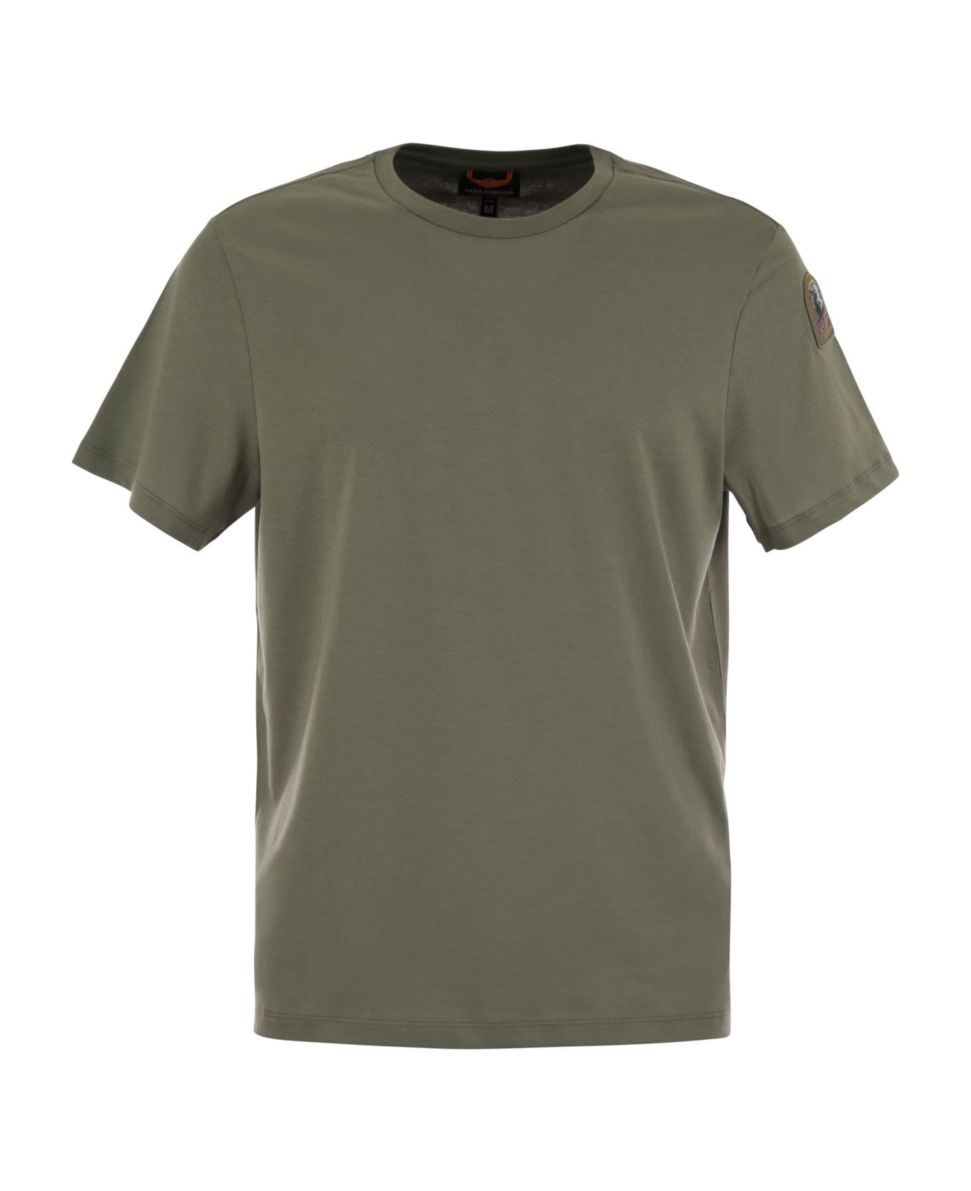 Parajumpers Shispare Tee - Cotton Jersey T-shirt - Military Green