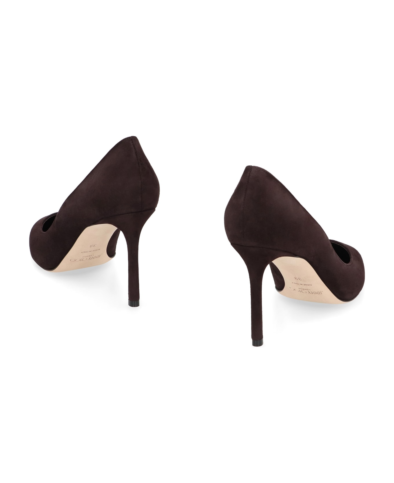 Jimmy Choo Romy 85 Suede Pumps - brown