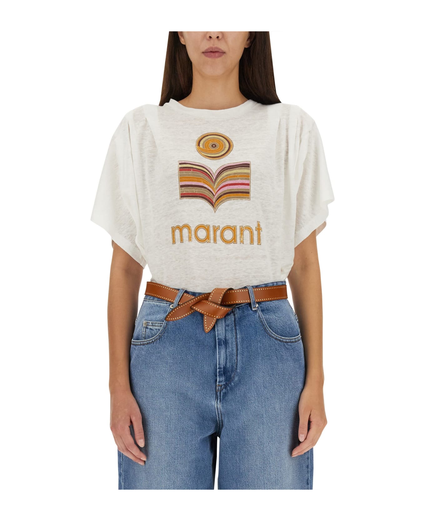 Marant Étoile Kyanza T-shirt - BIANCO