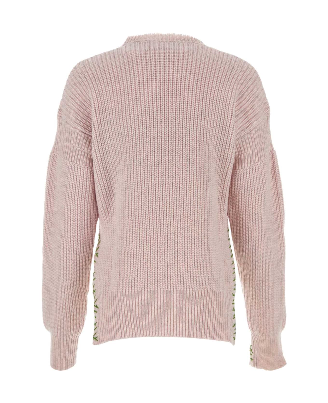 Marni Pastel Pink Wool Sweater - AZALEA ニットウェア