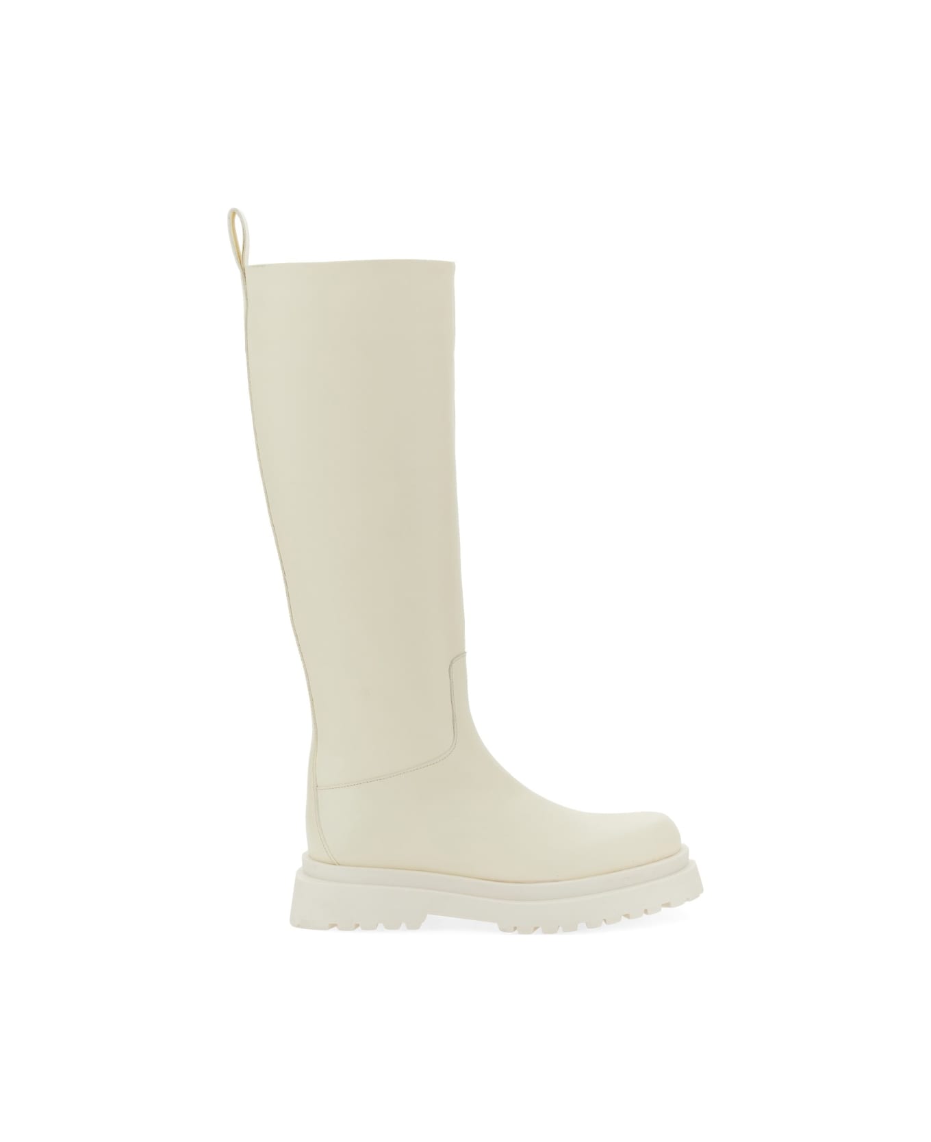 Liu-Jo Leather Boot - WHITE
