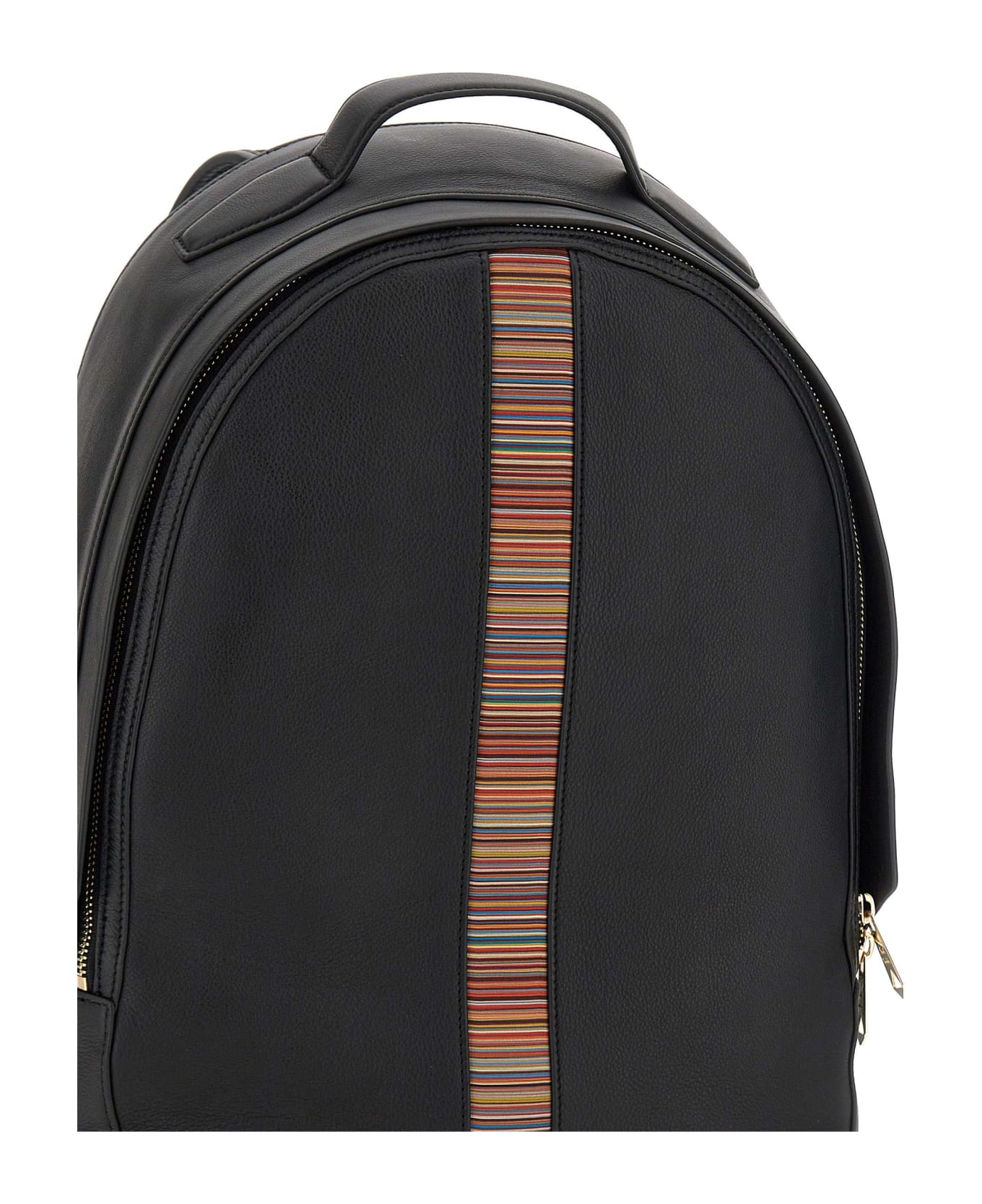 Paul Smith Signature Stripe Backpack - BLACK