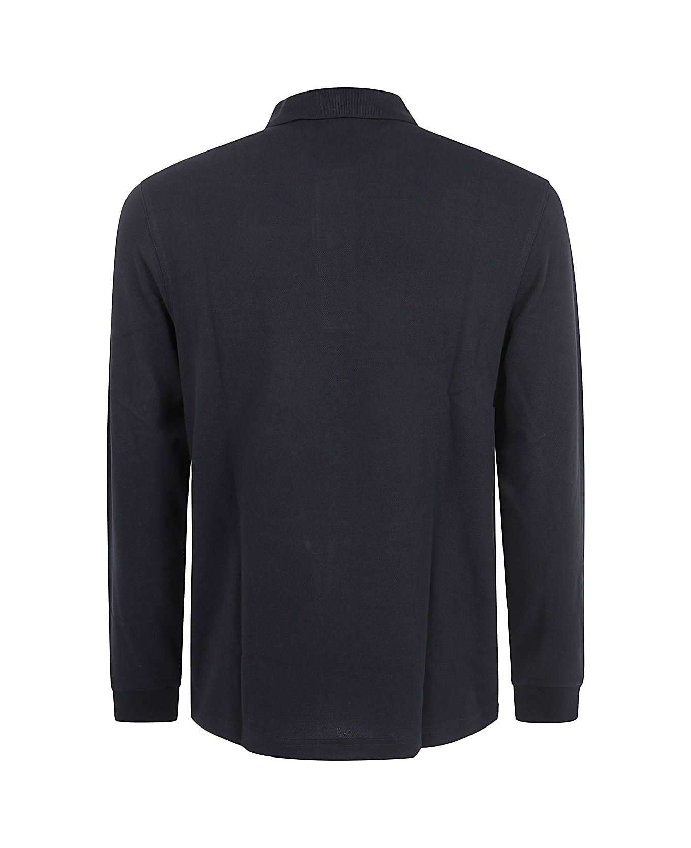 Fred Perry Long Sleeve Plain Shirt - Navy