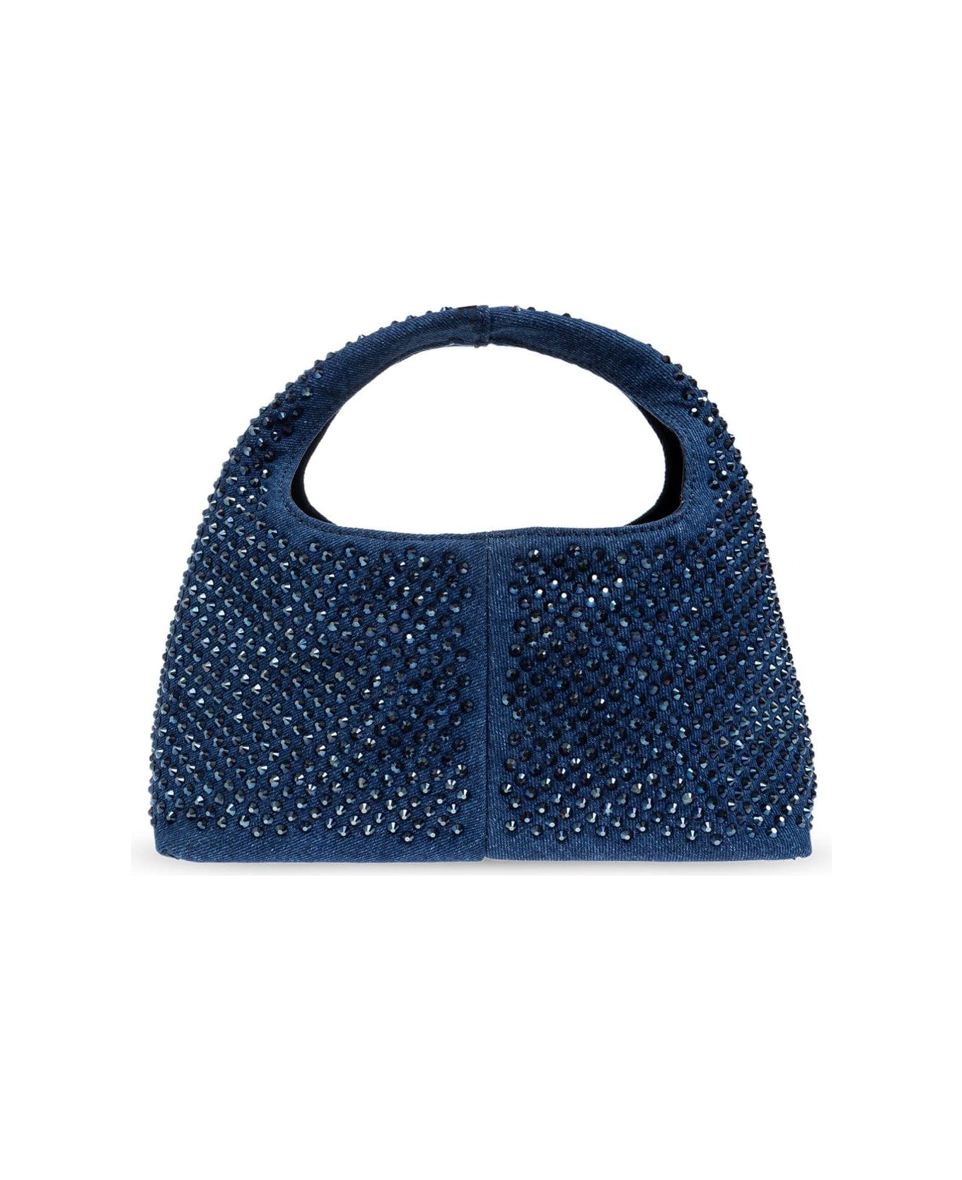 Marc Jacobs Embellished Denim Mini Sack Bag - Denim