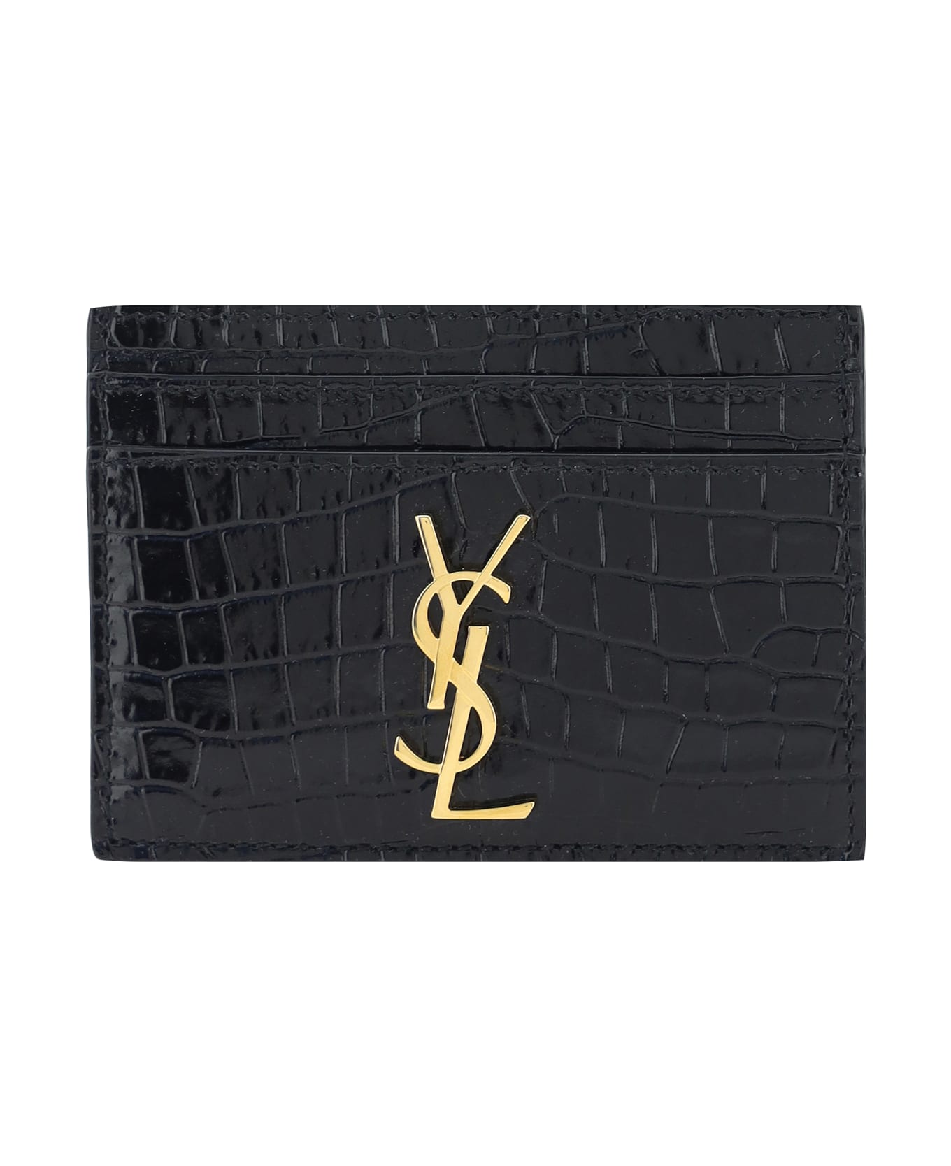 Saint Laurent Ysl Card Holder - Nero