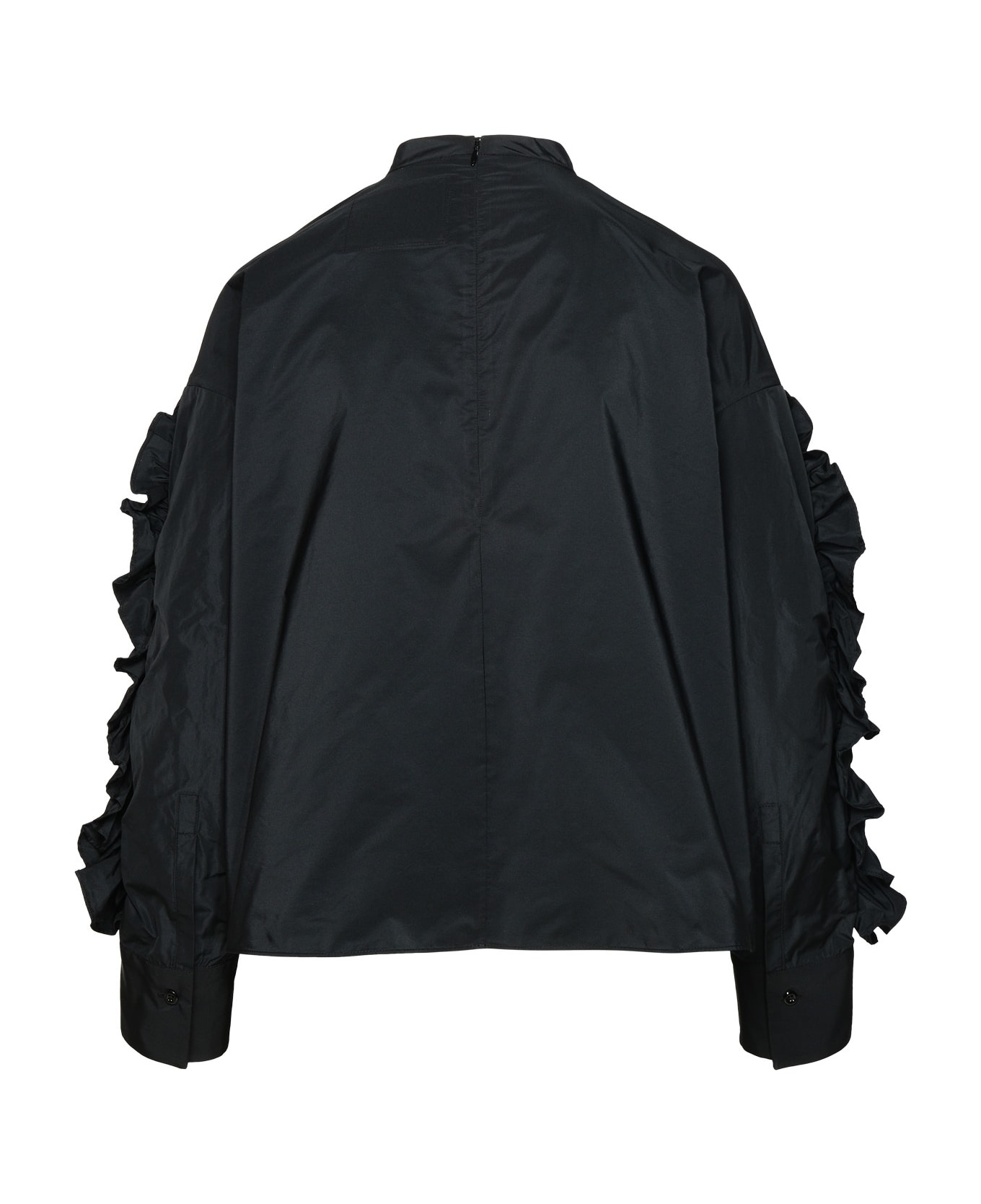 Jil Sander Black Polyester Blouse - Black
