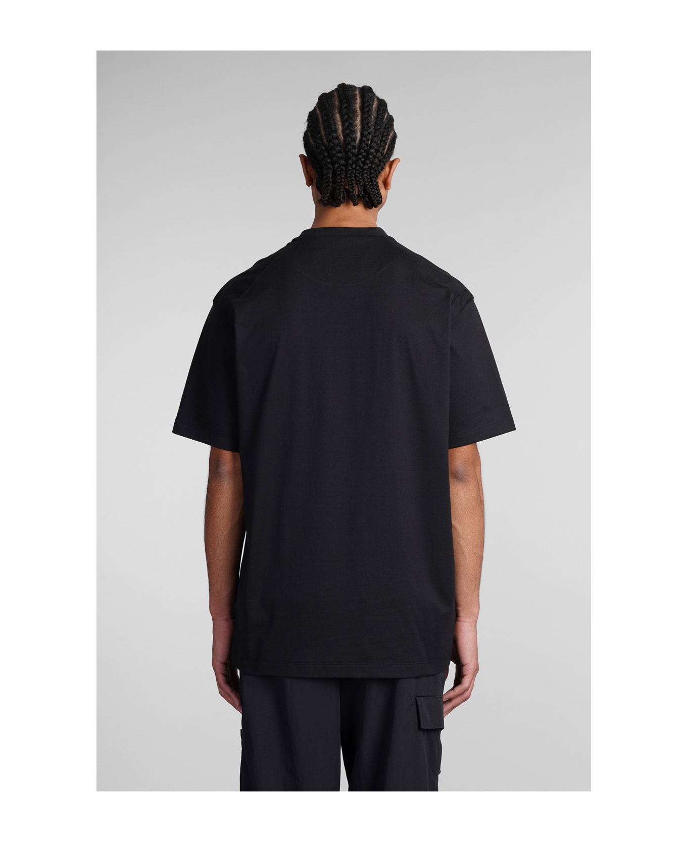 Y-3 T-shirt In Black Cotton - BLACK