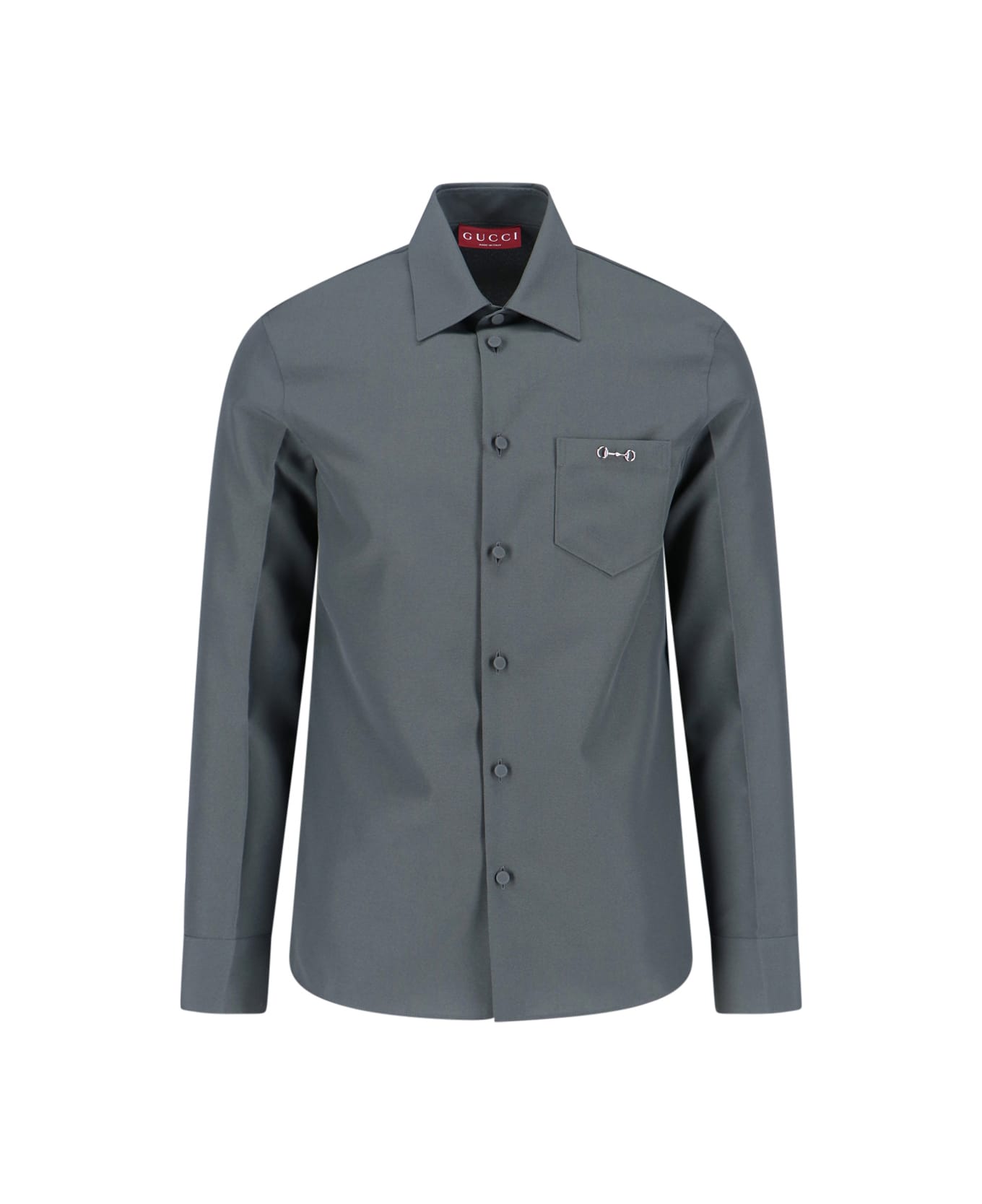 Gucci 
horsebit
 Shirt - Gray