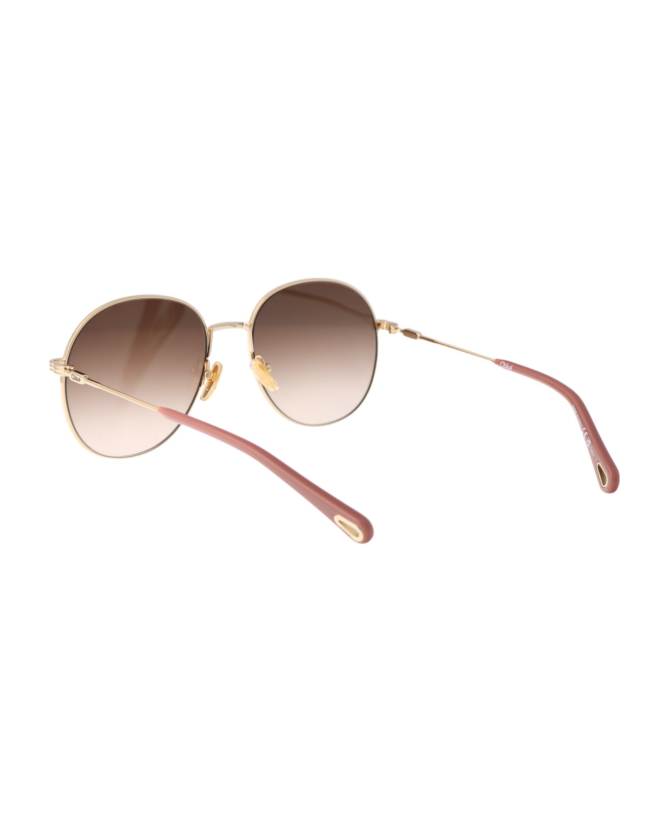Chloé Eyewear Ch0178s Sunglasses - 002 GOLD GOLD BROWN サングラス
