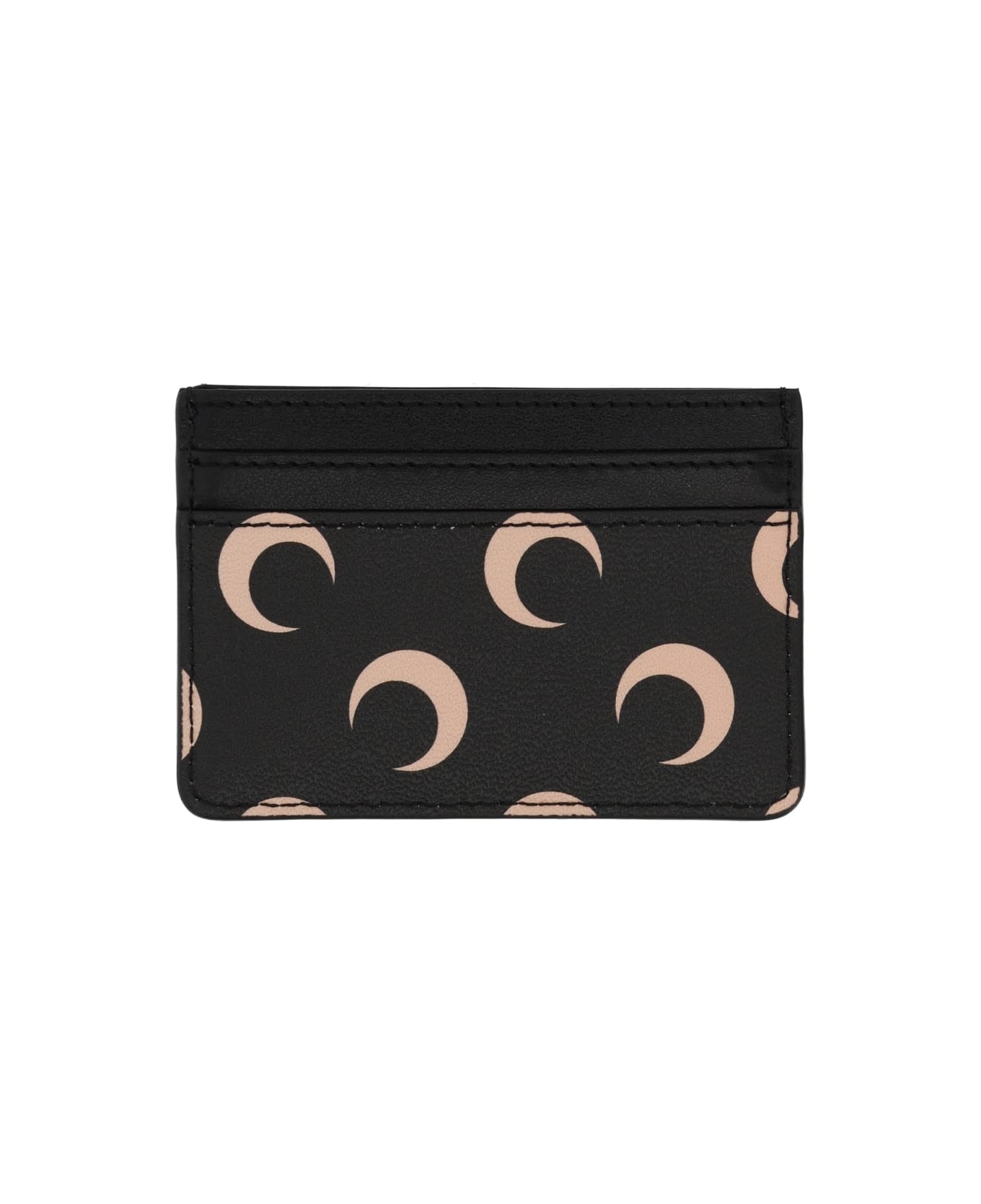 Marine Serre Card Holder With Print - BEIGE