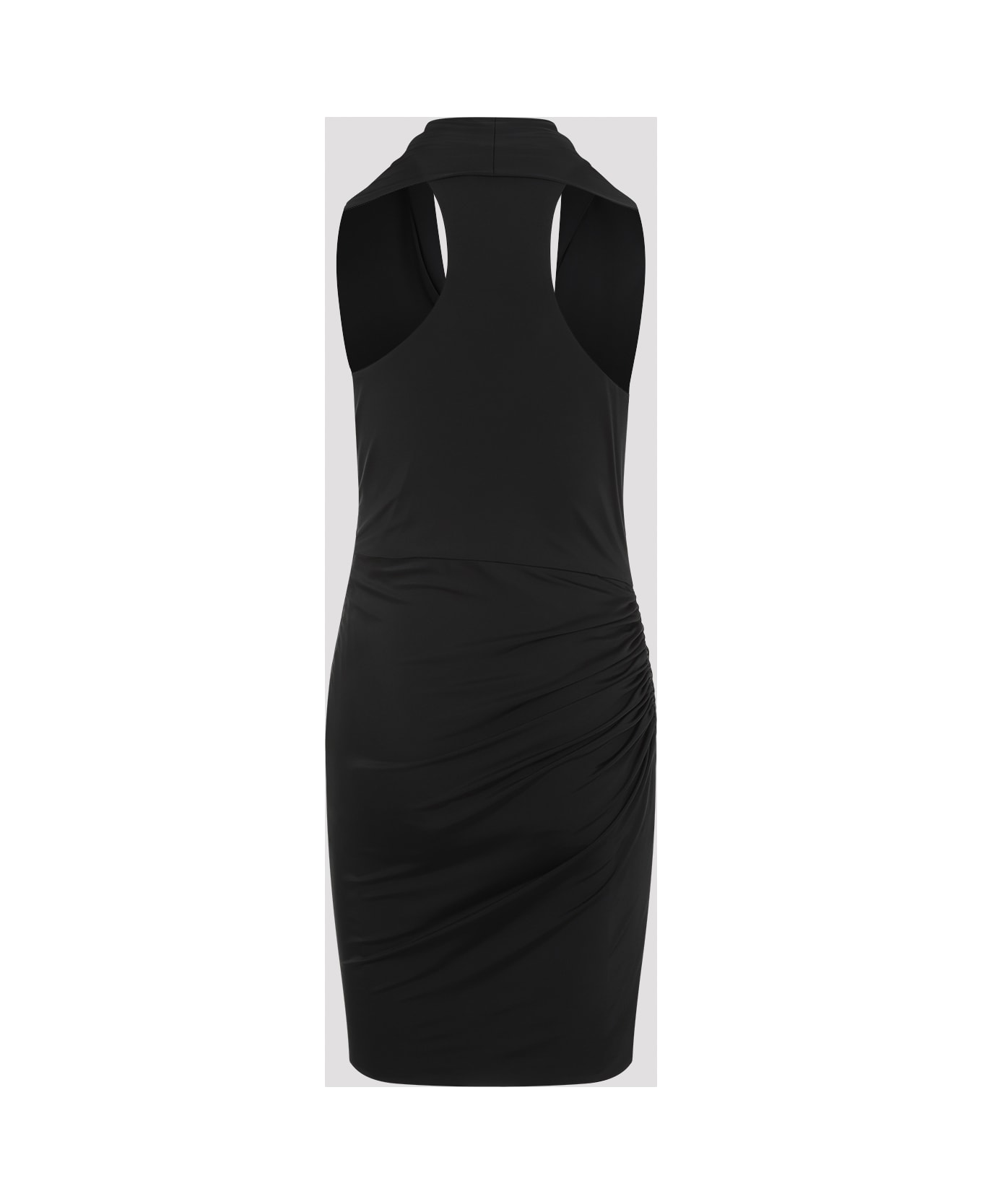 Tom Ford Draped Cocktail Mini Dress - Black