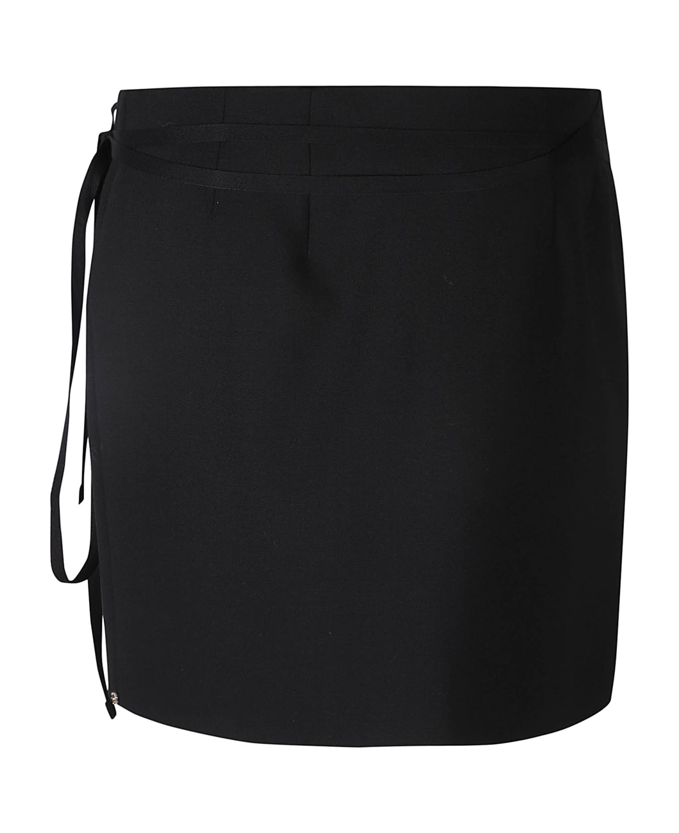 SportMax Mini Wrap Skirt - Black