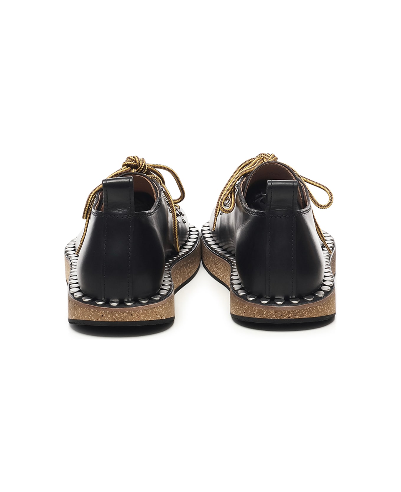 Loewe Calfskin Rivet Lace-ups - Black