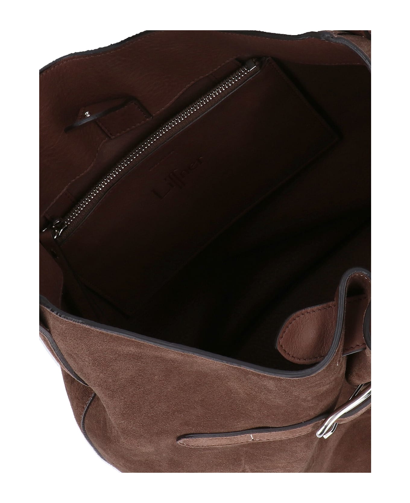 Little Liffner 
belted Bag
 Large Bucket Bag - Brown