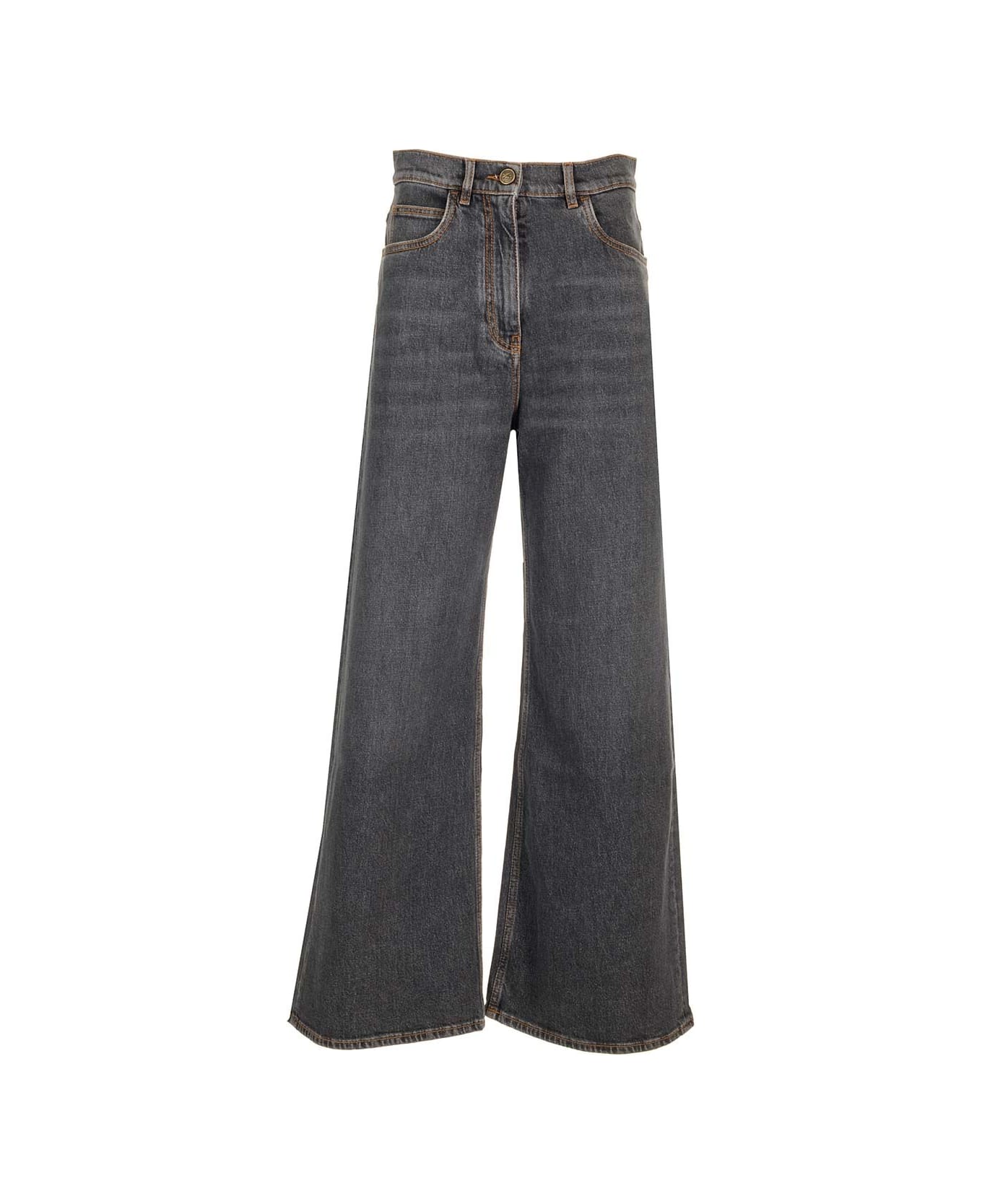 Etro Wide Leg Jeans - GREY