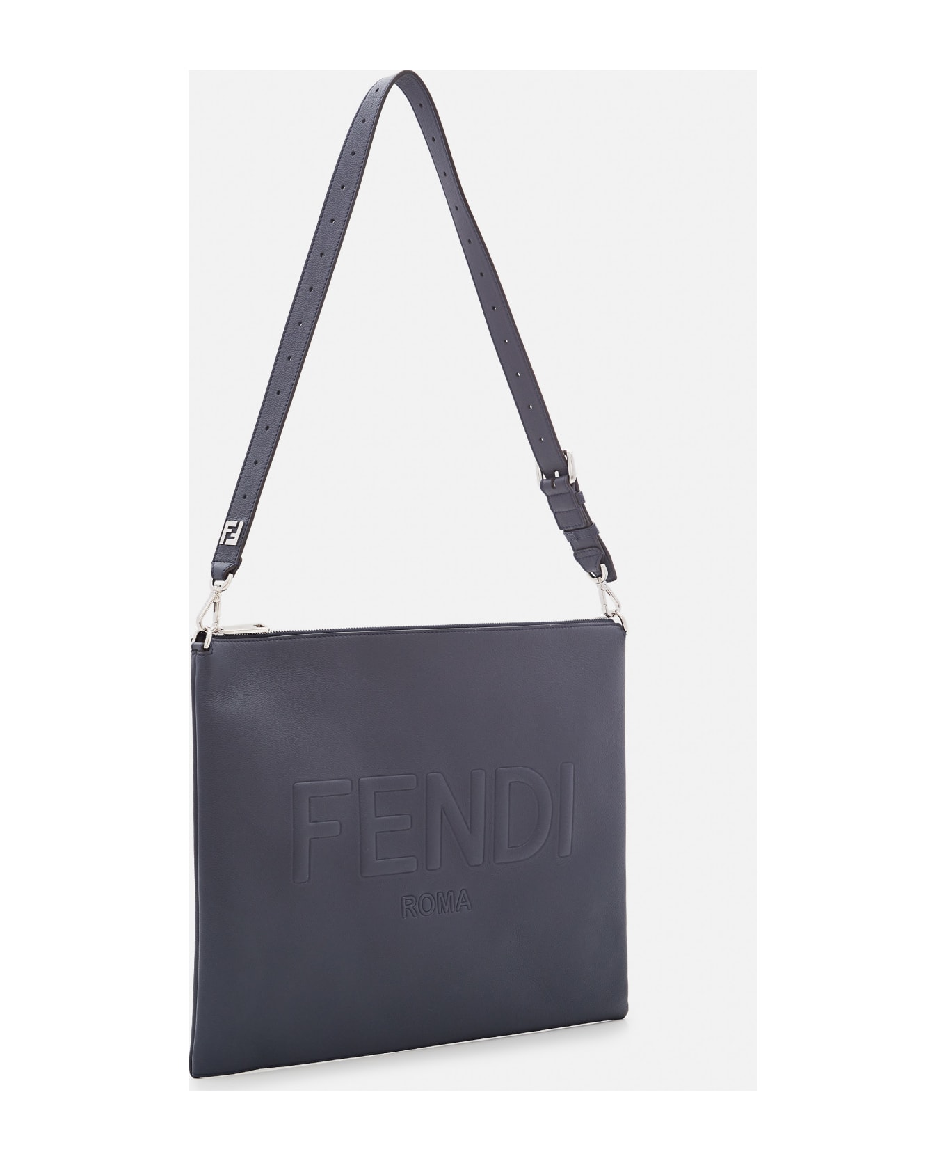 Fendi Leather Fendi Messenger - Blue ショルダーバッグ