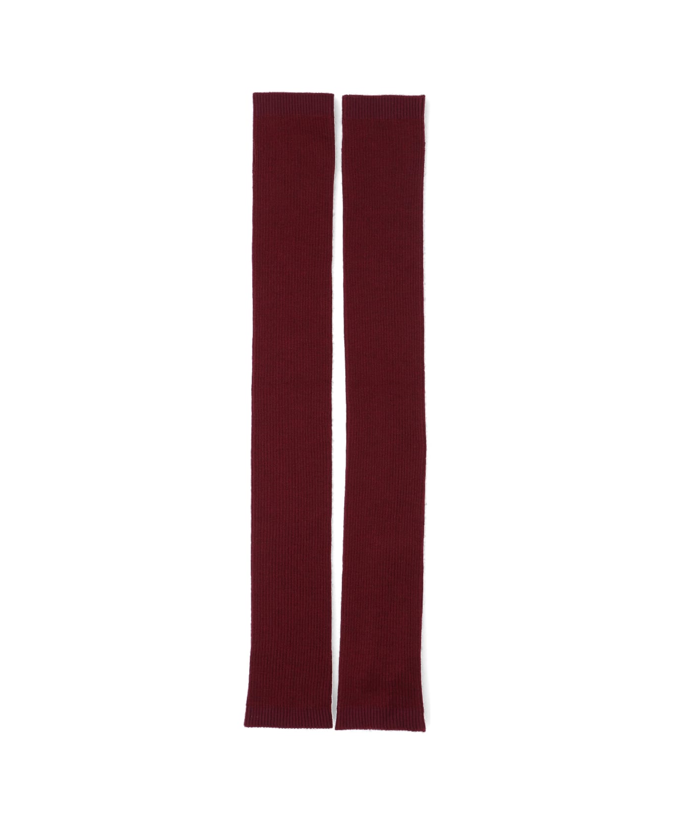 Sa Su Phi Cashmere And Wool Gloves - Red