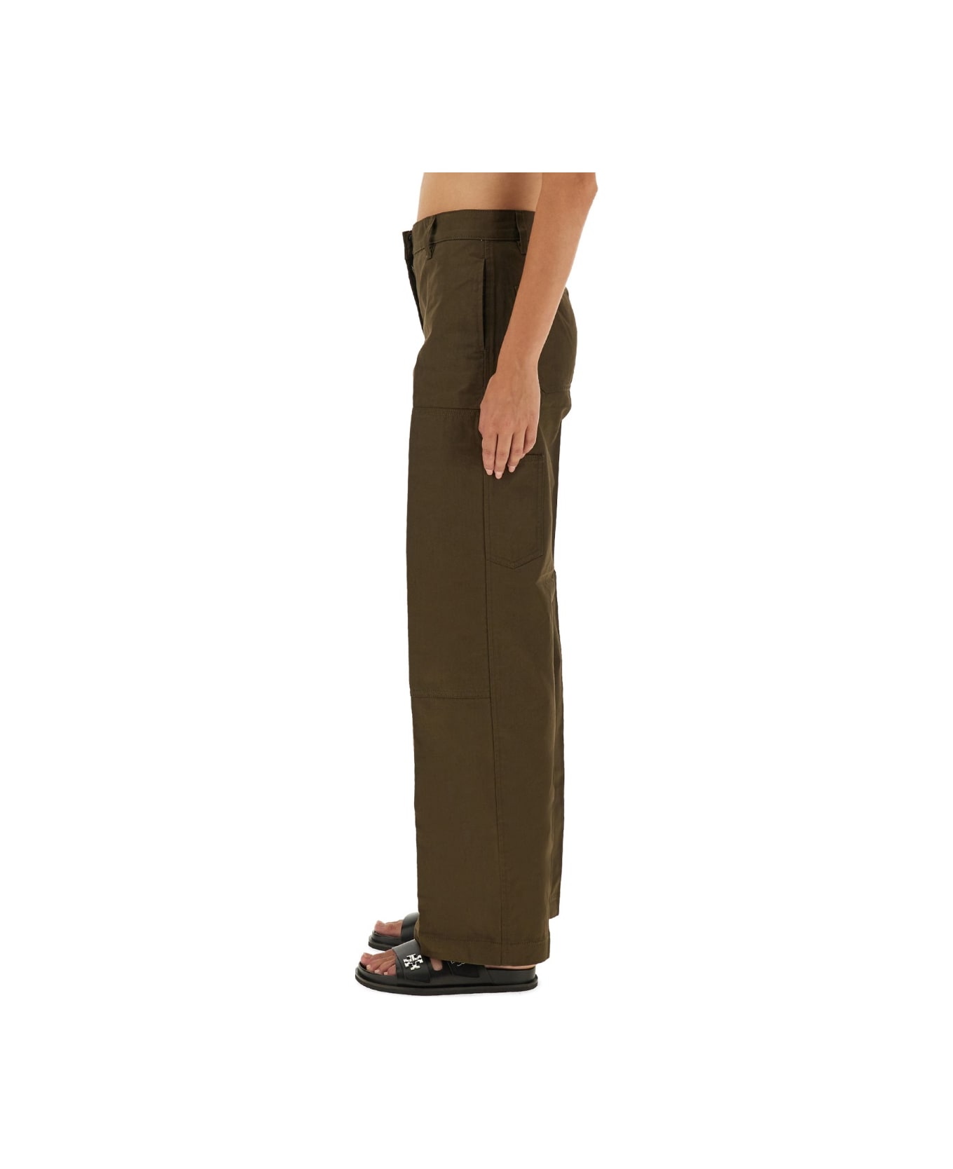 Tory Burch Cargo Pants - GREEN