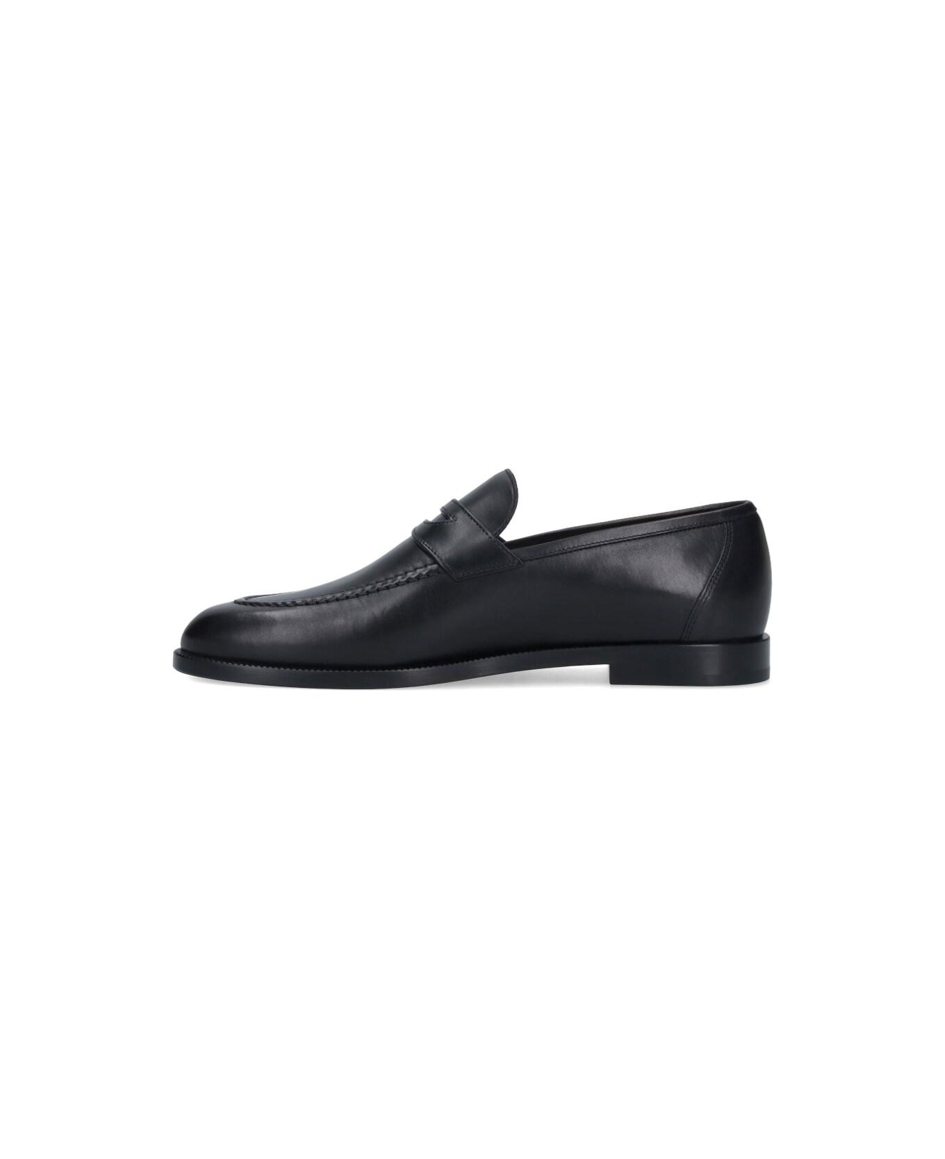 Loro Piana 'sergio Walk' Loafers - Black