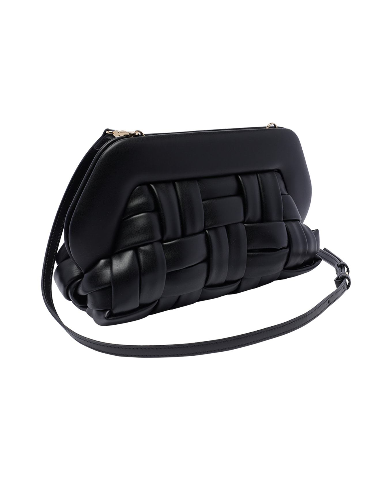 THEMOIRè Bios Weaved Handbag - Black