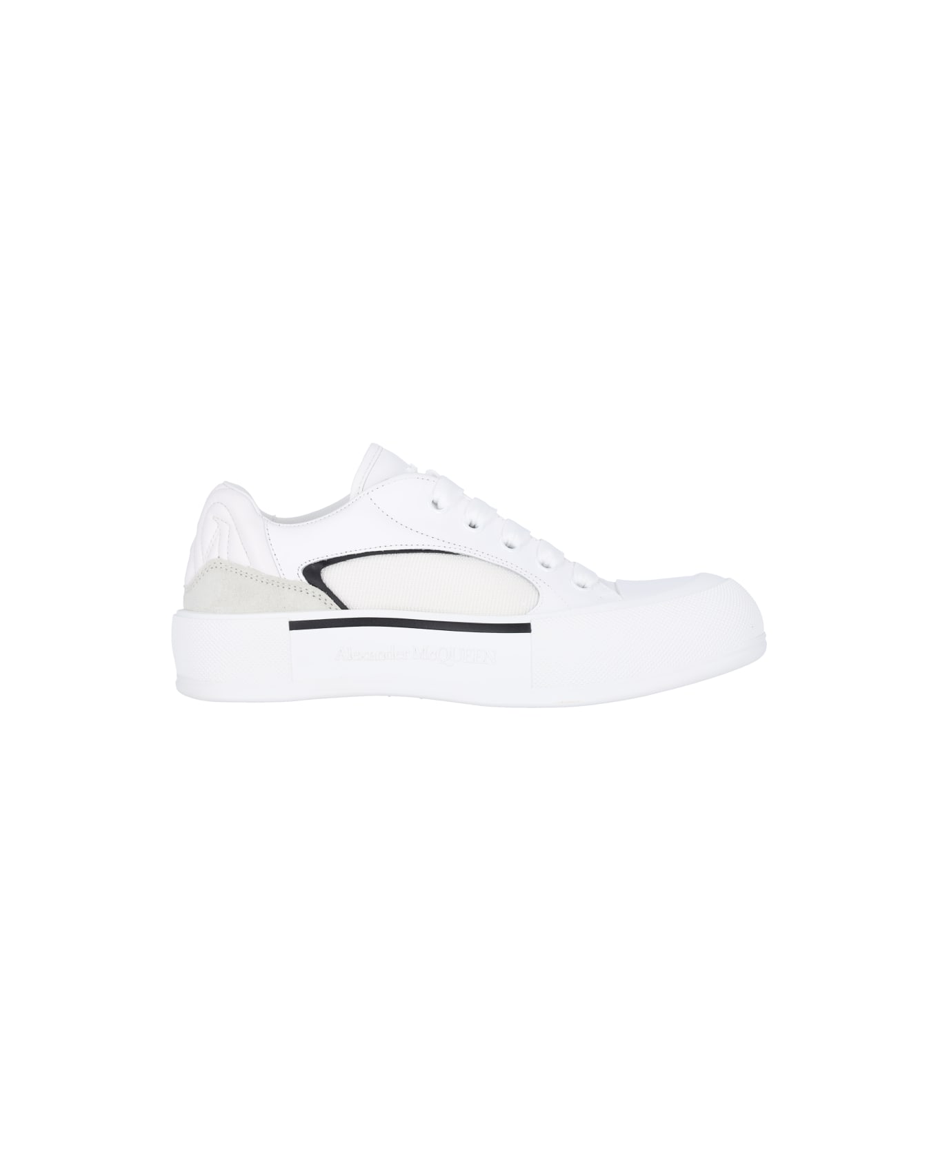 Alexander McQueen Skate "plimsoll" Sneakers - White