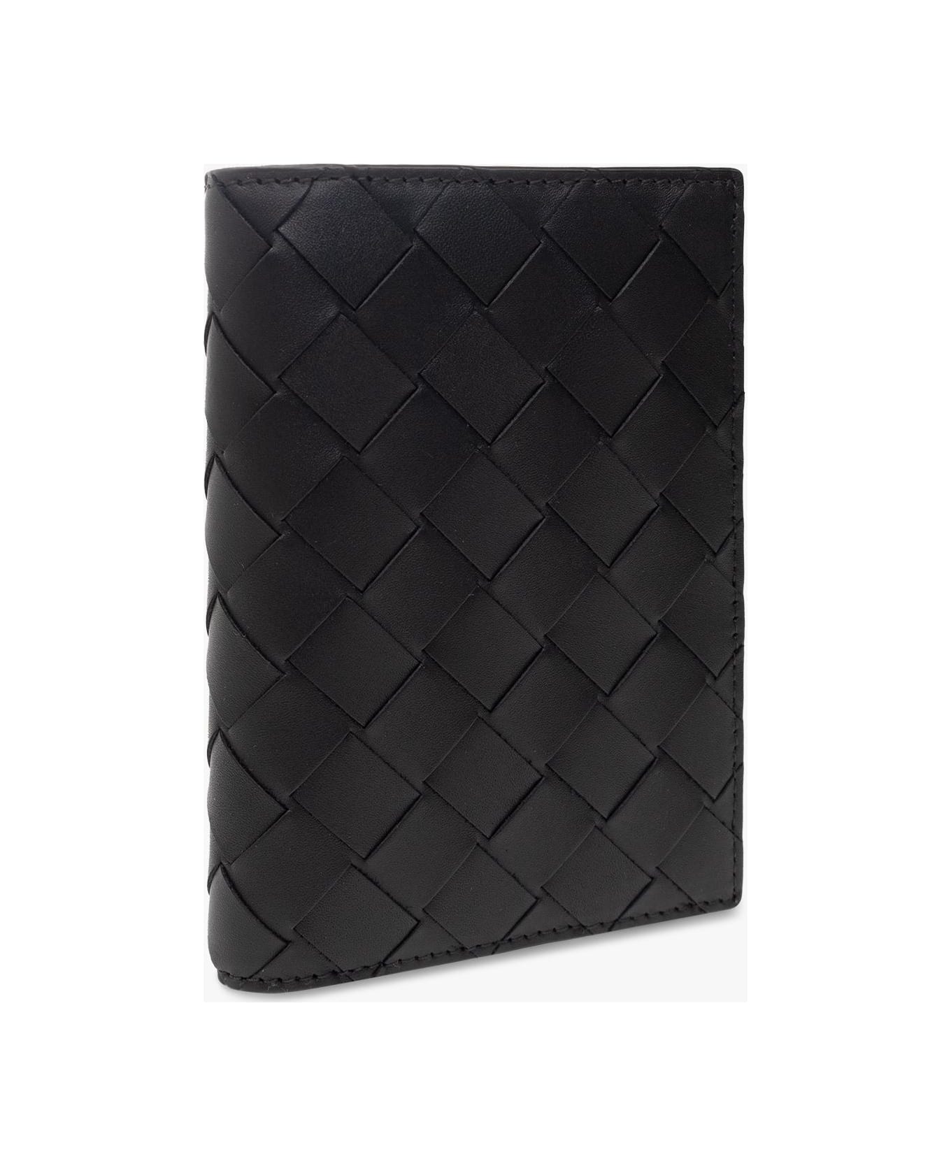 Bottega Veneta Passport Holder - BLACK