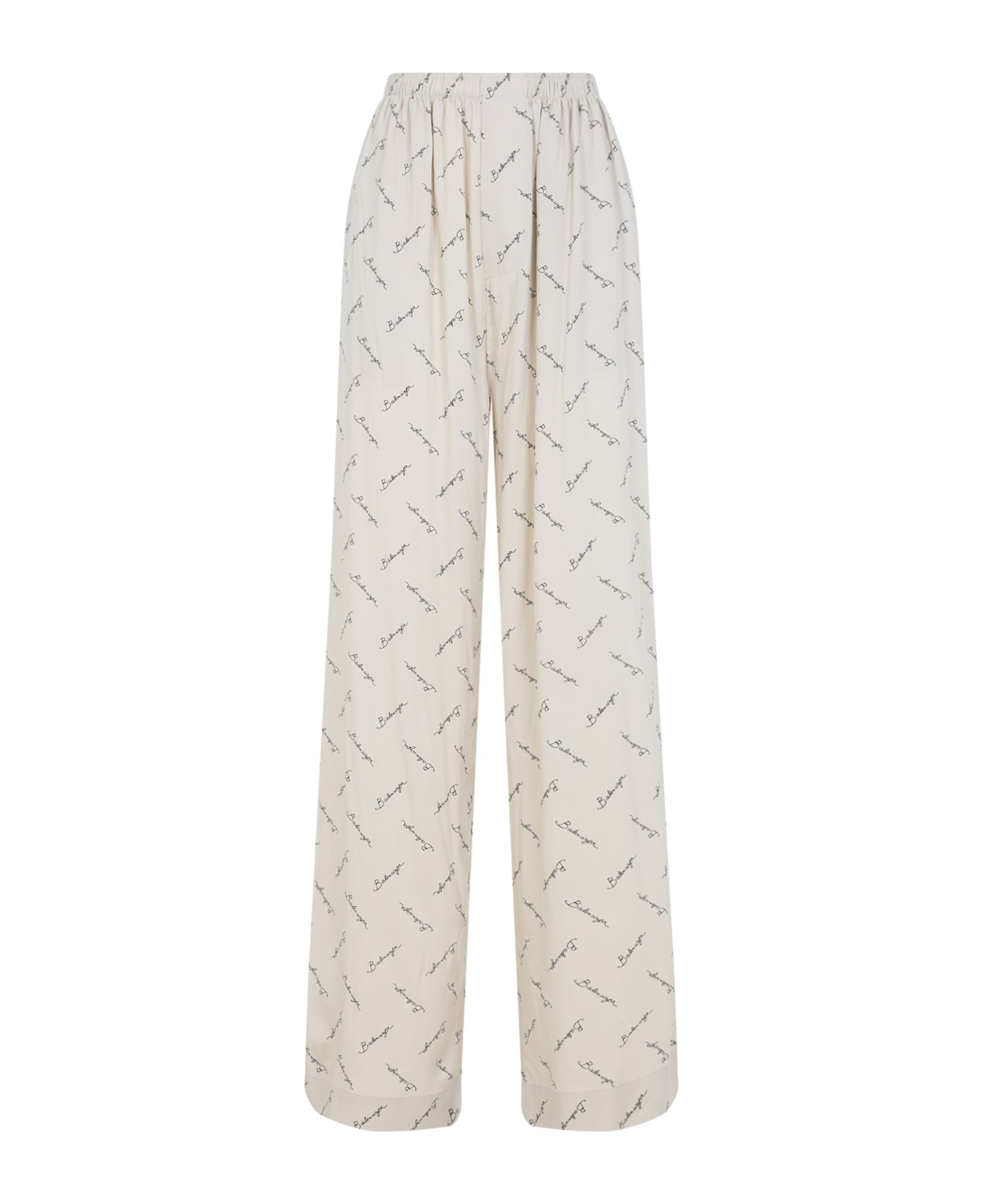 Balenciaga Pyjama Pants - Light Beige Black