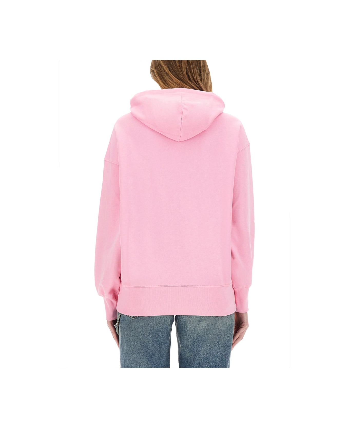 MSGM Sweatshirt With Logo - PINK