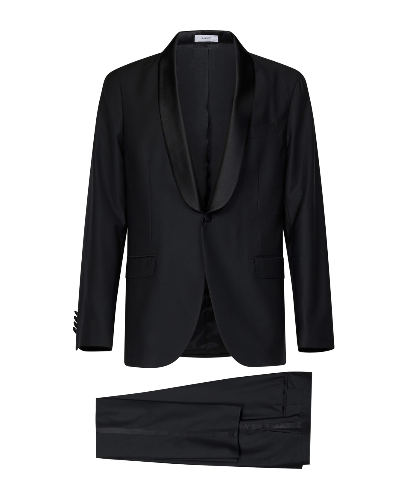 Boglioli 50 K-jacket Suit - Black