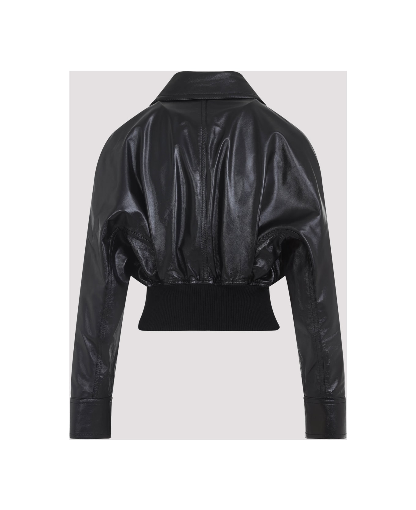 Bottega Veneta Short Bomber Jacket - Black