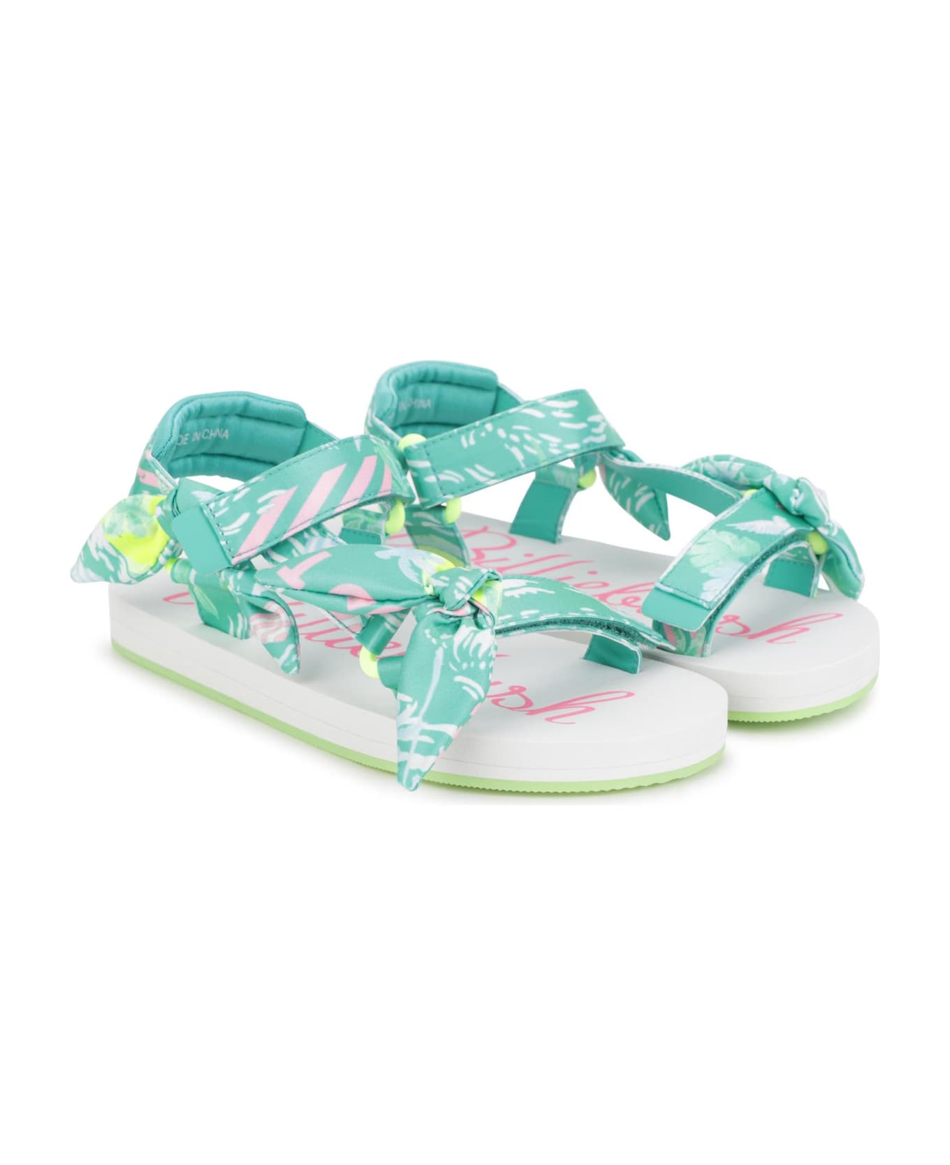 Billieblush Sandals With Print - Green シューズ