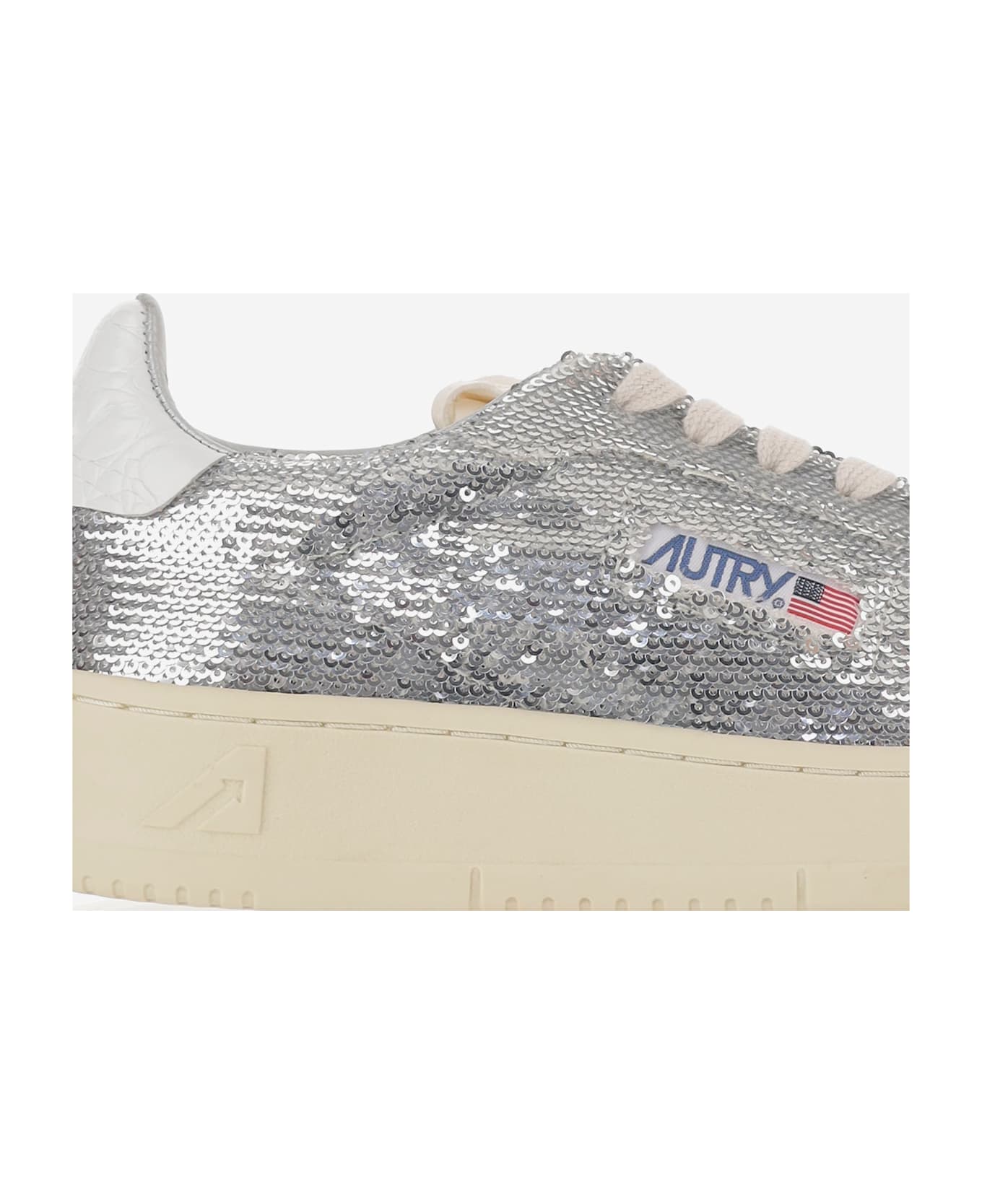 Autry Dallas Low Sparkling Sneakers - Silver スニーカー