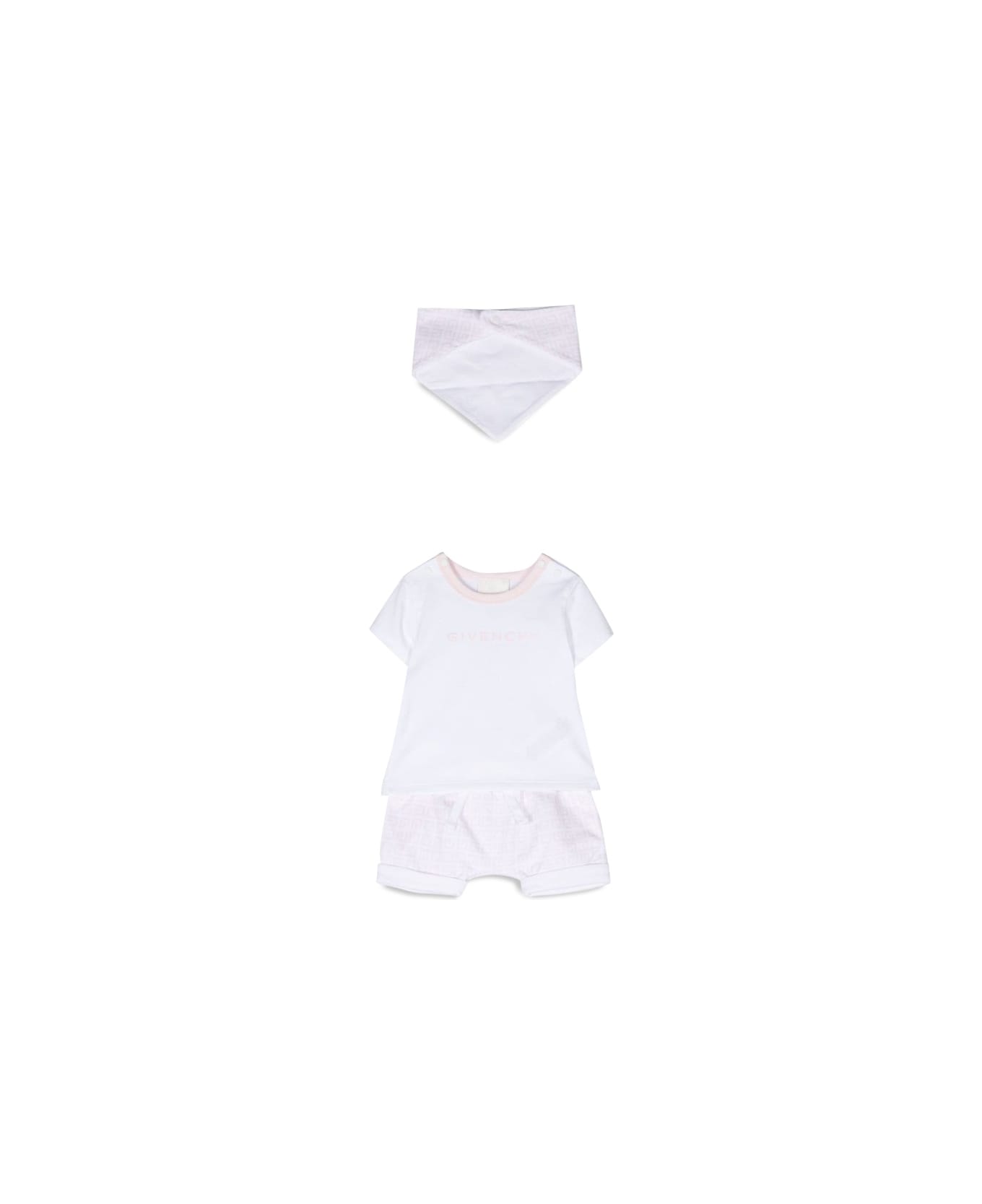 Givenchy T-shirt, Shorts And Bandana - PINK