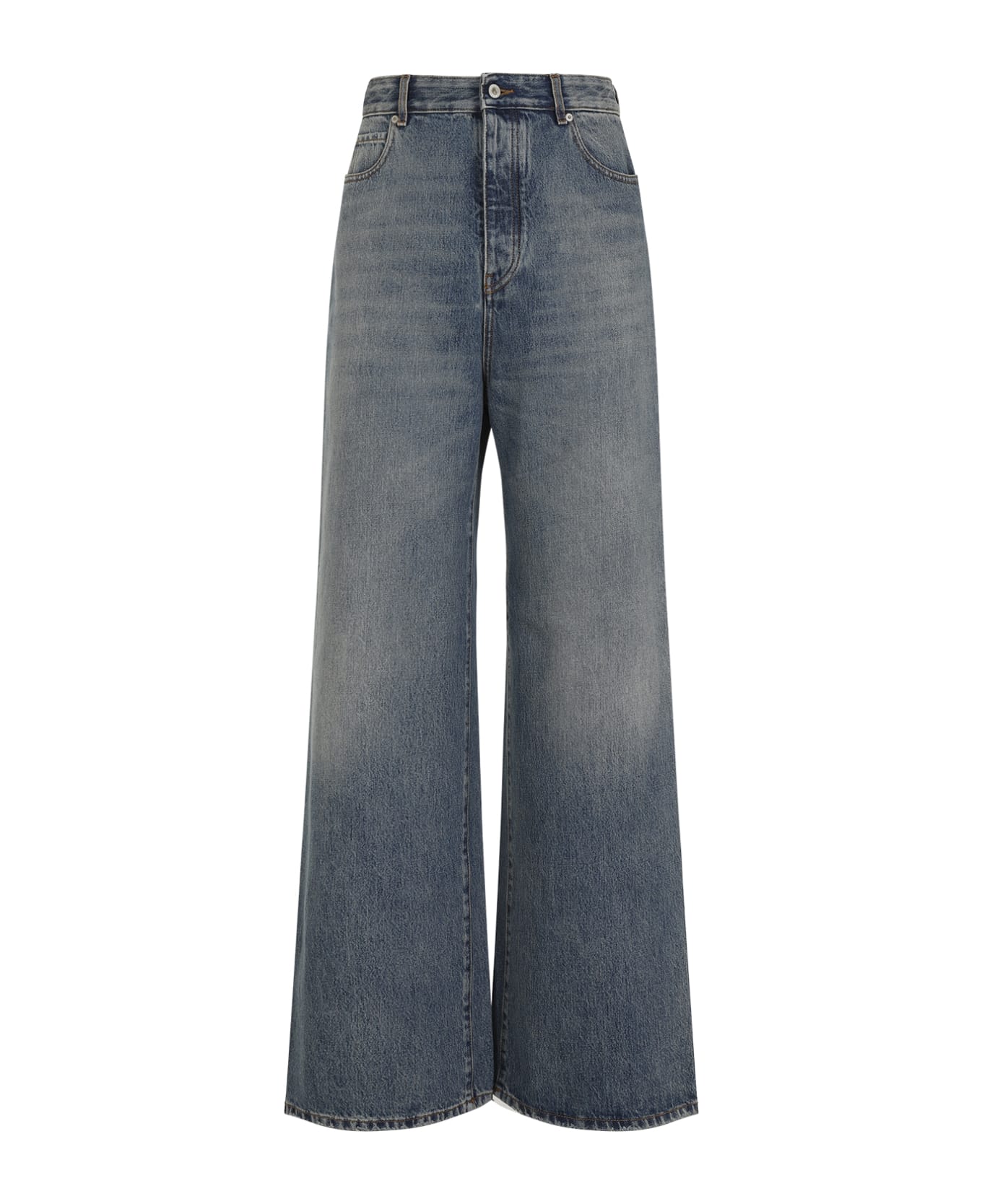 Loewe Wide Leg Jeans - Washed Denim