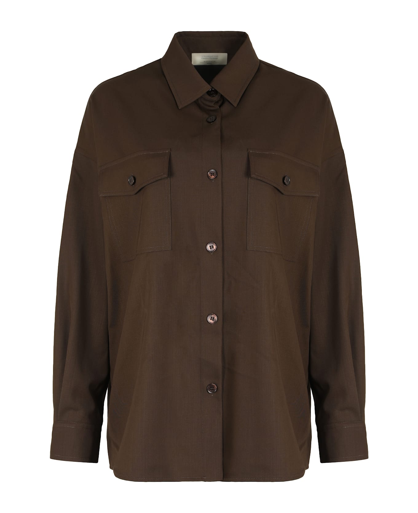 Weekend Max Mara Fresco Linen Shirt - brown