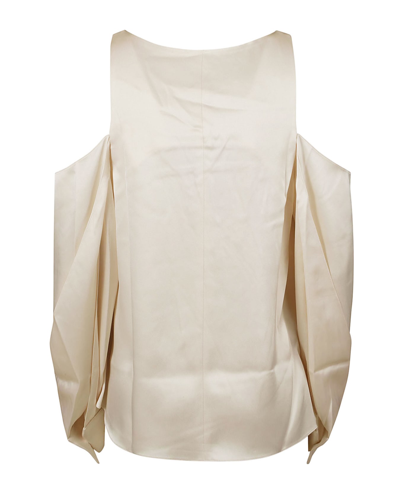 J.W. Anderson Twisted Cold Shoulder Top - Off-White