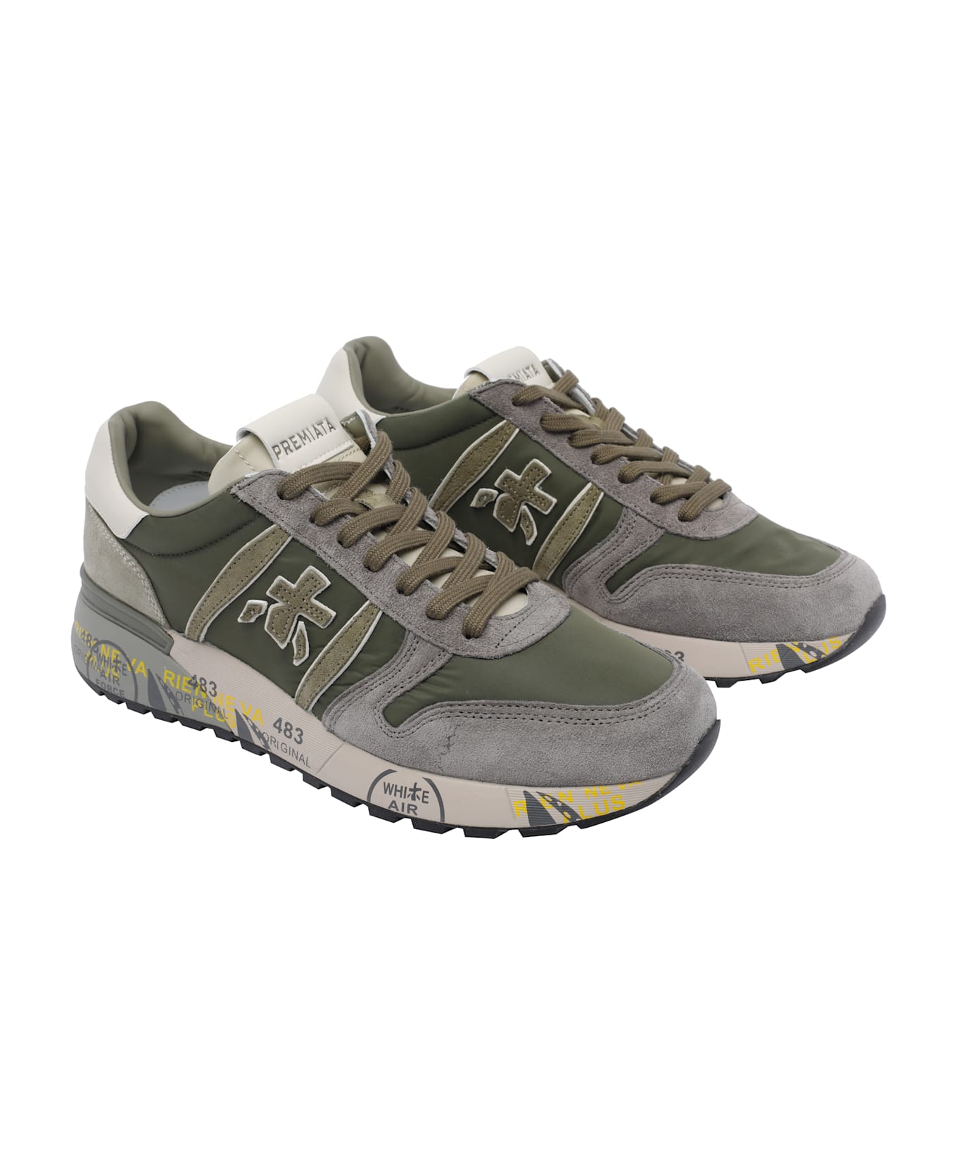Premiata Lander Sneakers - Green