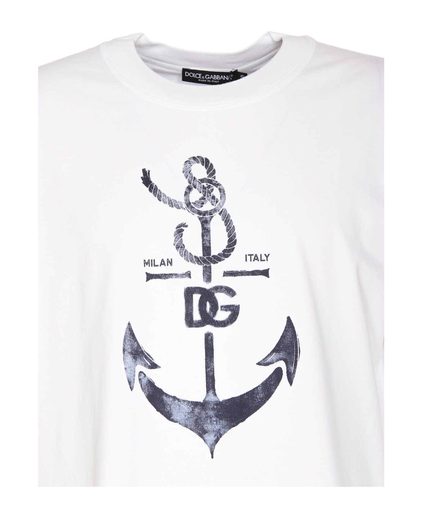 Dolce & Gabbana Marina Print T-shirt - White