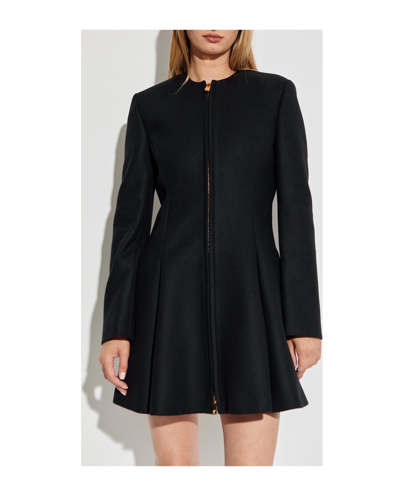 Versace Wool Coat - BLACK