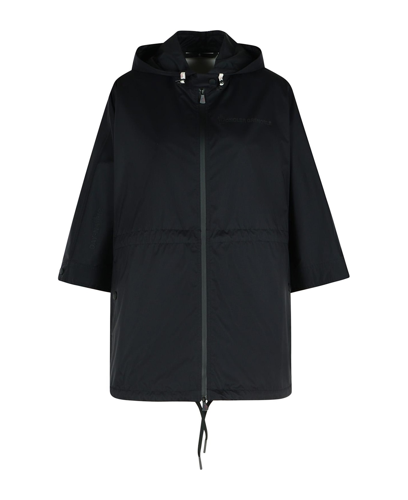 Moncler Grenoble 
vorrasay
 Black Nylon Cape - Black