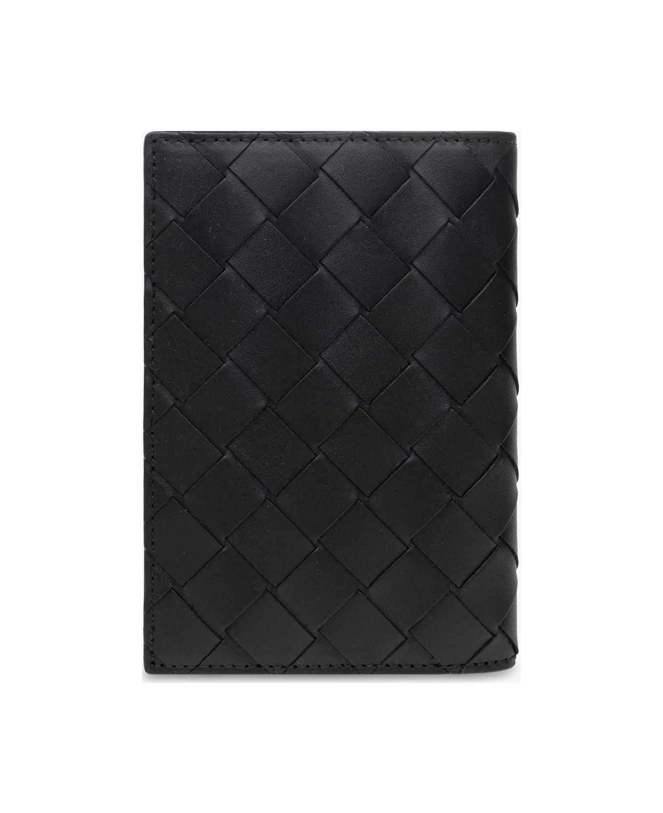 Bottega Veneta Passport Holder - BLACK