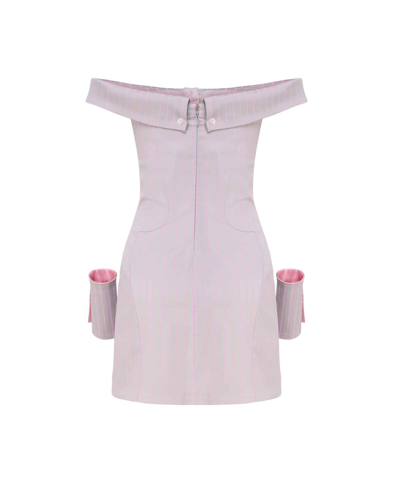 Poster Girl Blake Dress - GREY/PINK